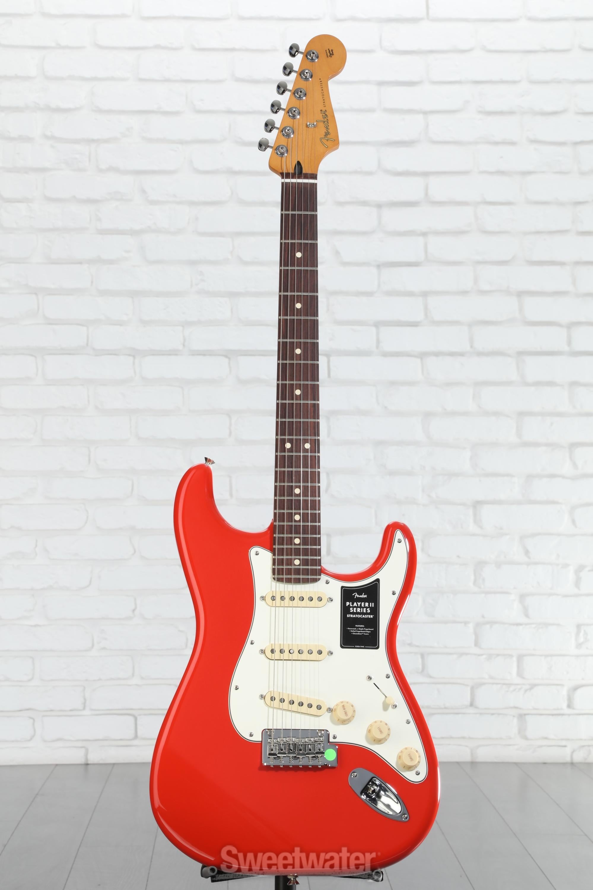 Fender Player II Stratocaster Electric Guitar - Coral Red with
