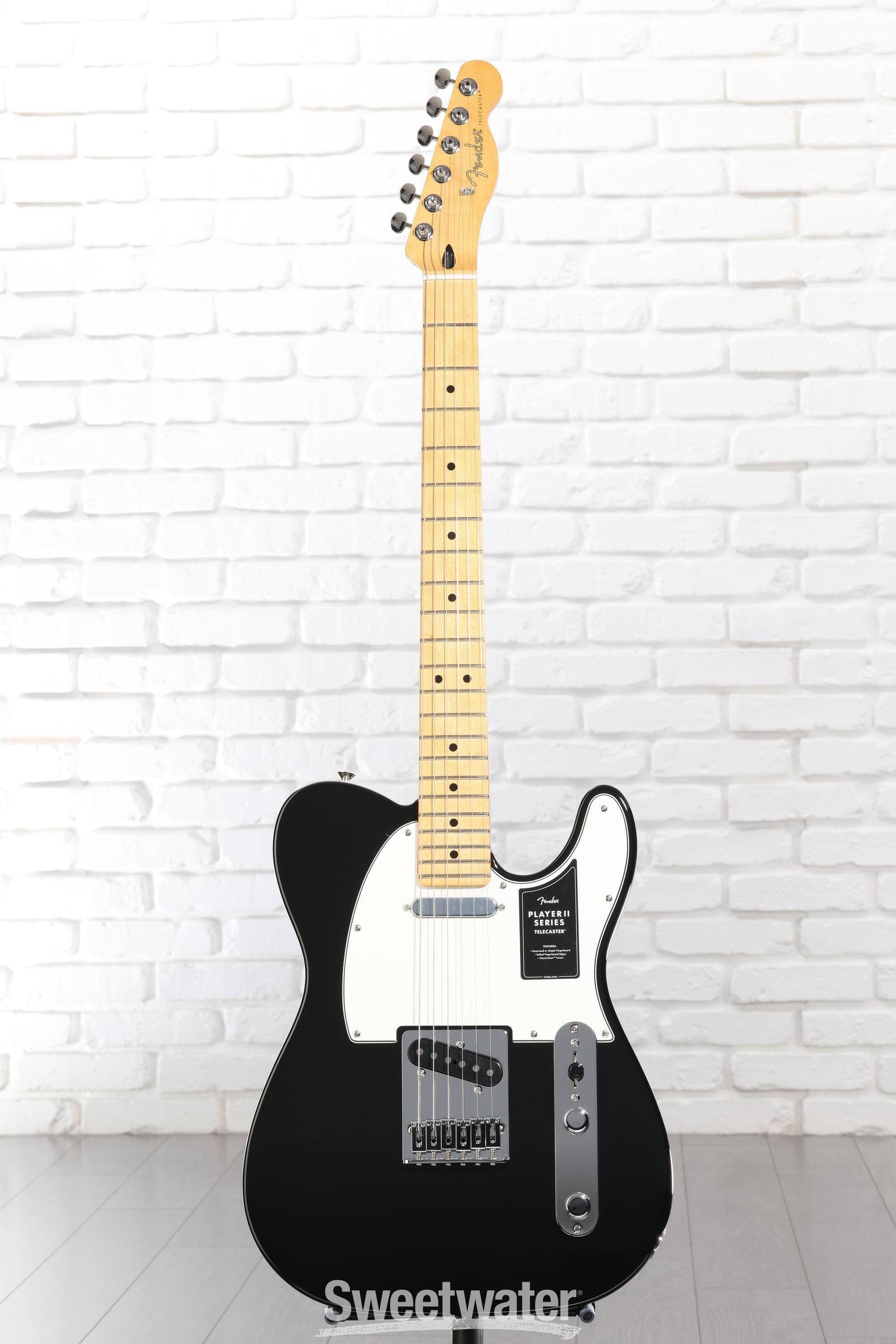 Fender Player II Telecaster Electric Guitar - Black with Maple