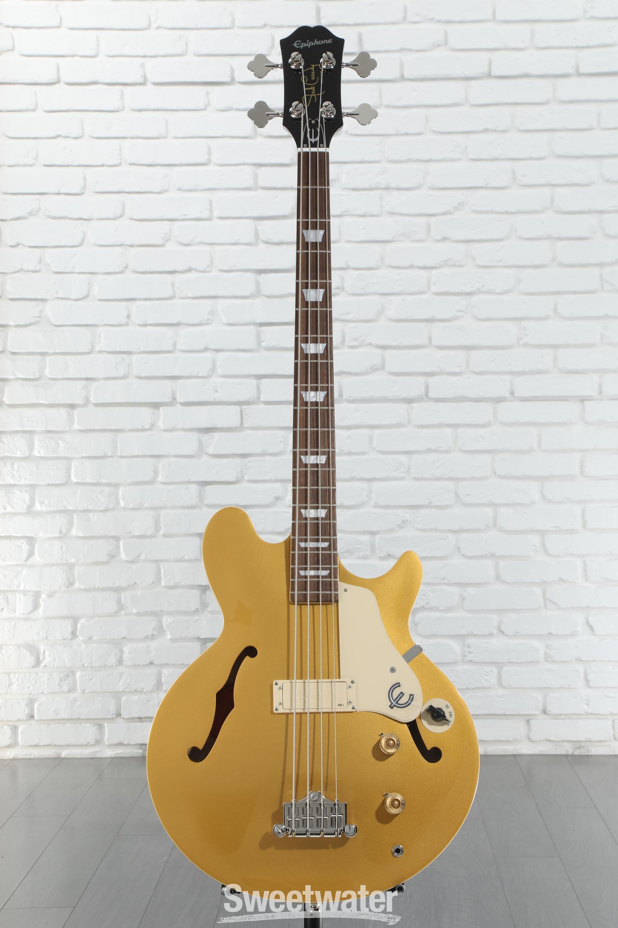 Epiphone Jack Casady Signature Bass Guitar - Metallic Gold