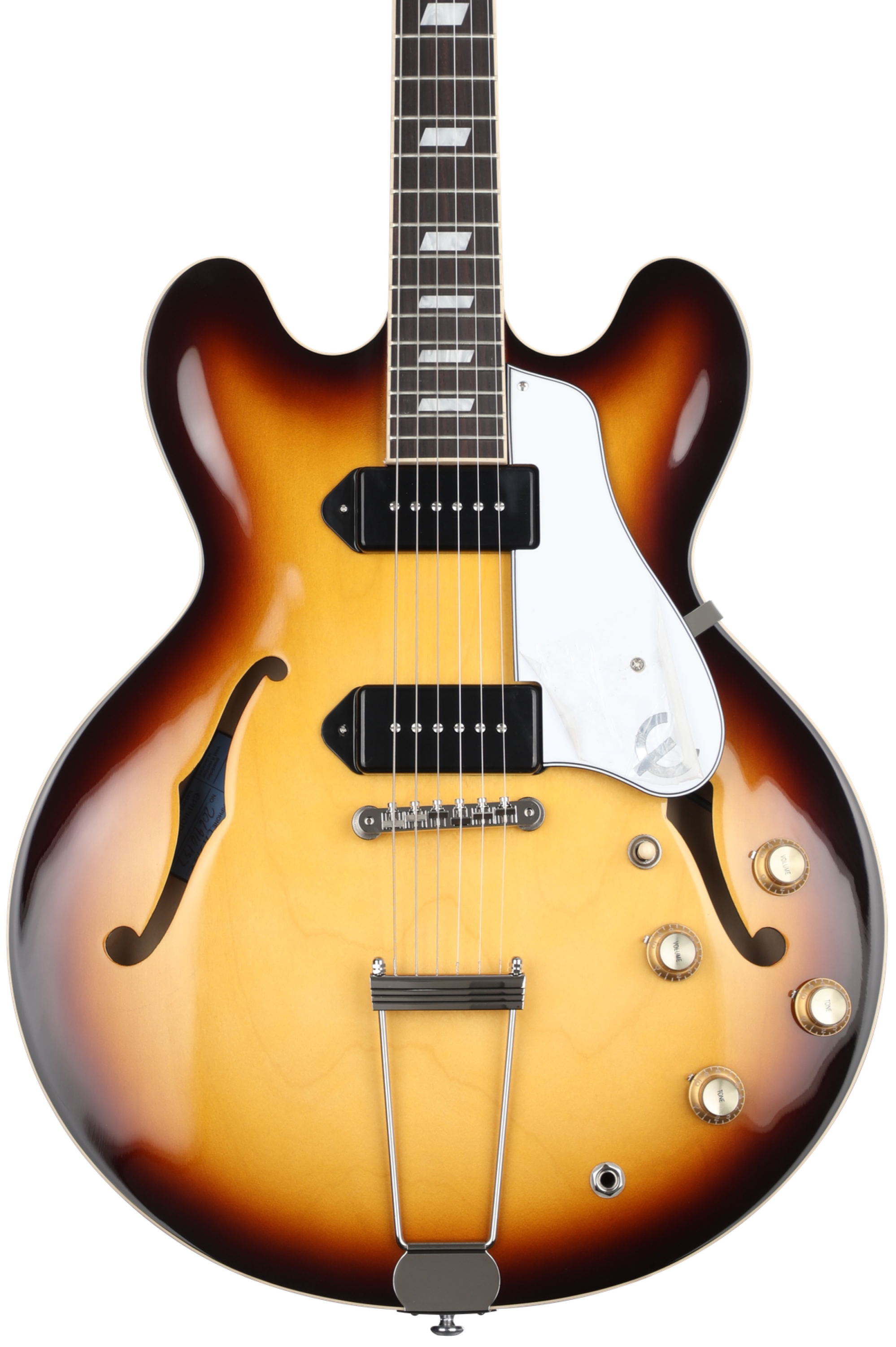 Epiphone casinoレフティ サンバースト bigsby ハードケース Epiphone casinoレフティ サンバースト bigsby ハードケース