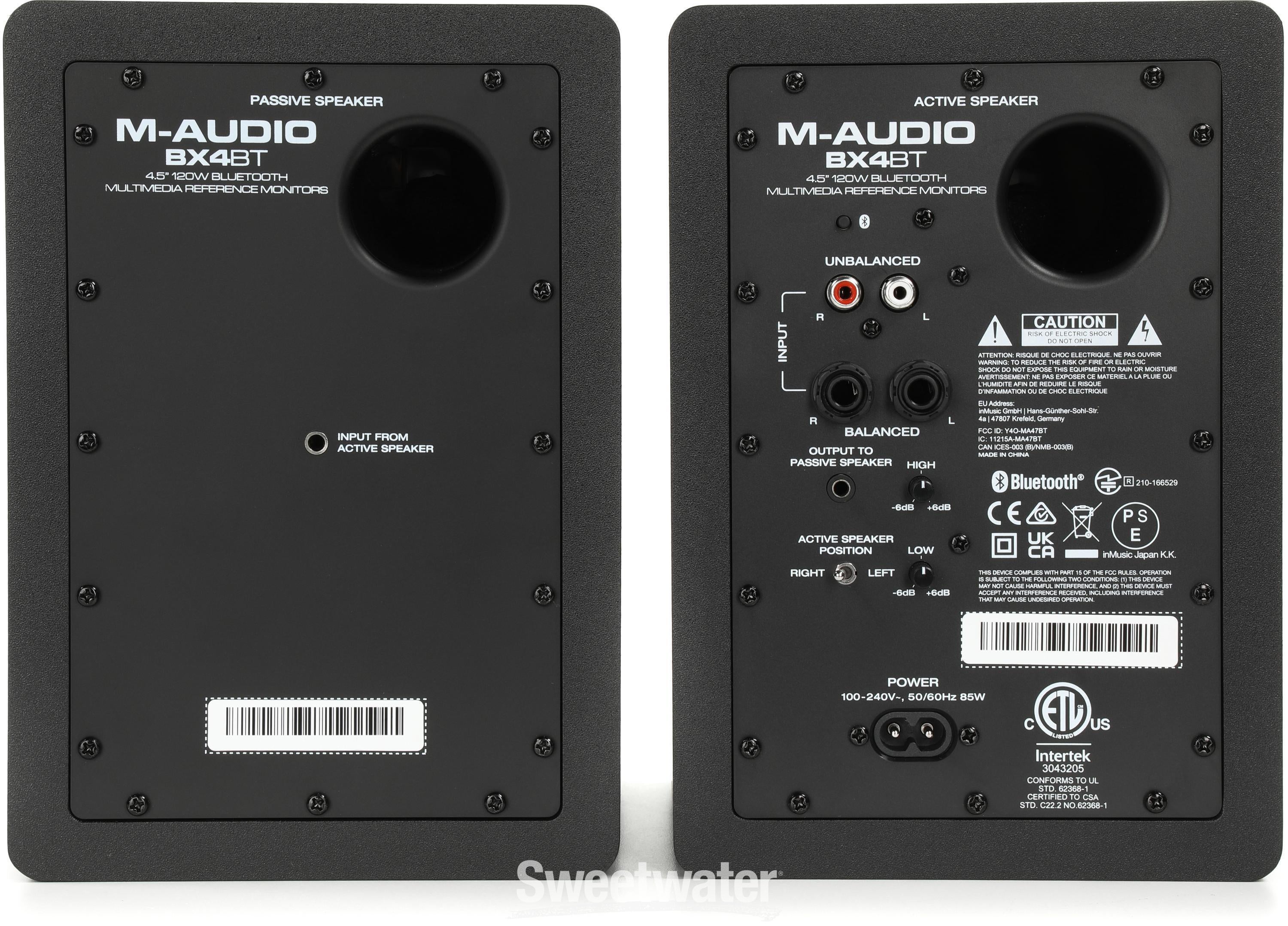 M-AUDIO BX4BT Bluetooth スピーカー Amazon.co.jp: M-Audio モニタースピーカー ブルートゥース