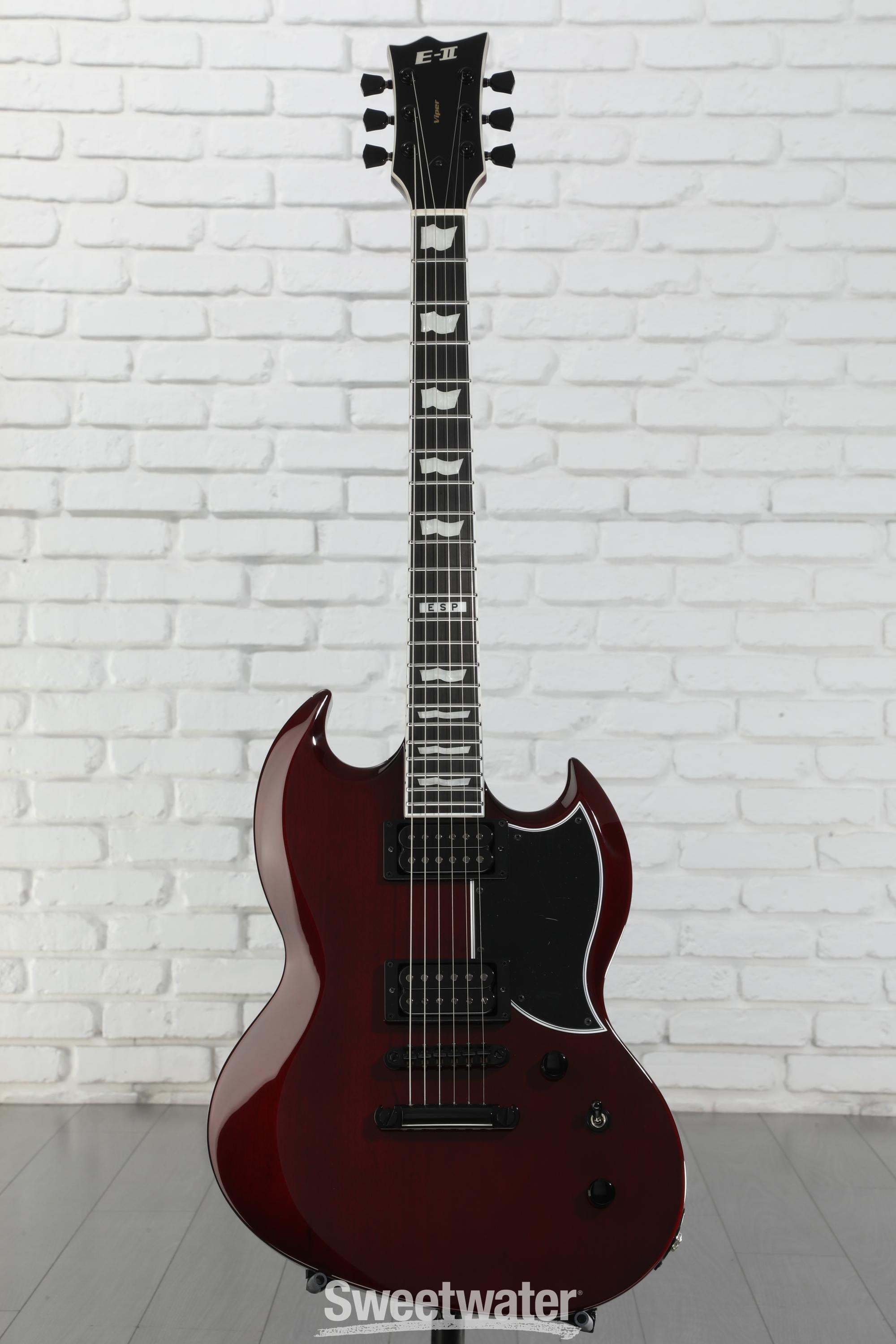 ぴーさん　E-II Viper ブラックエレキギター ESP E-II Viper Black (2020) - Guitar Compare - Viper Series