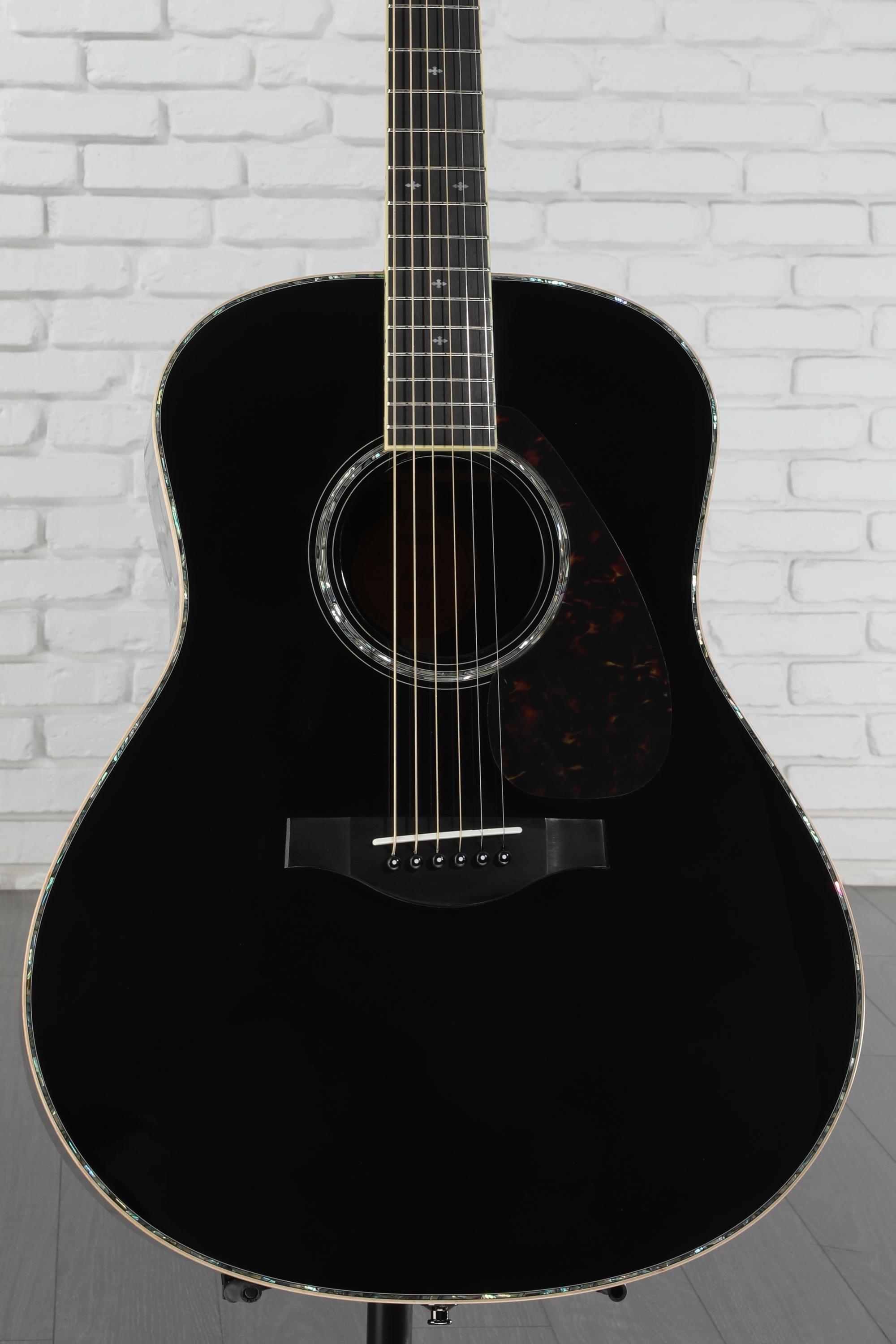Yamaha LL16D ARE Original Jumbo Acoustic-electric Guitar - Black