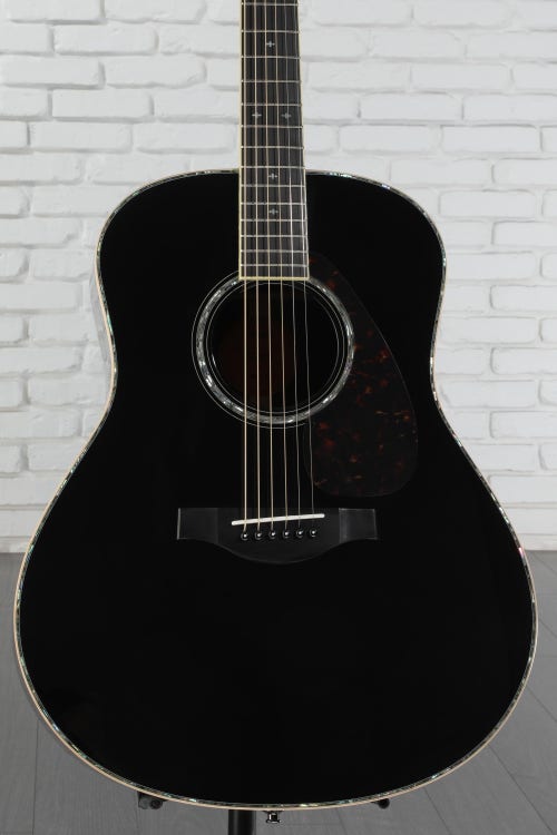 Yamaha LL16D ARE Original Jumbo Acoustic-electric Guitar - Black