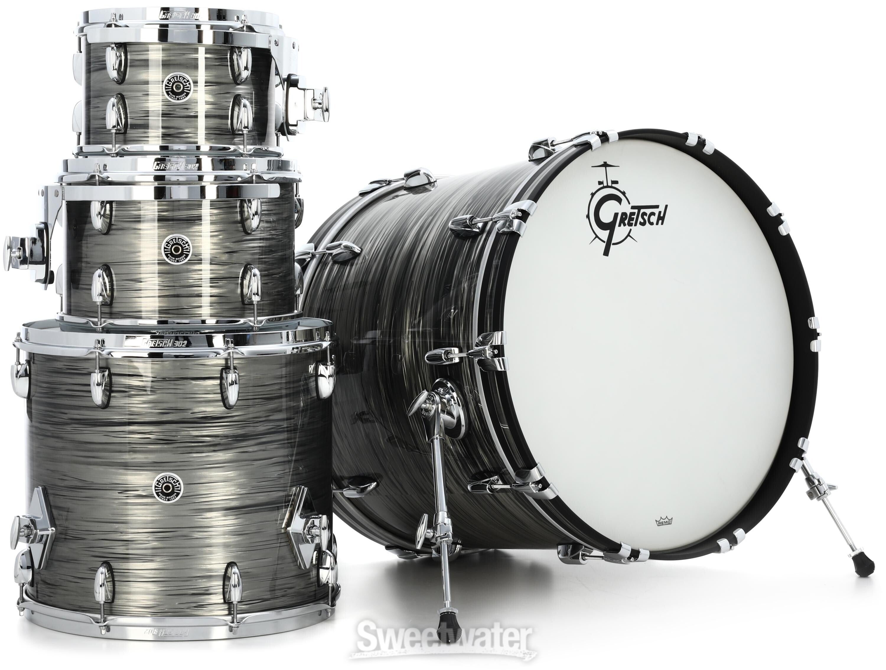 Gretsch Drums Brooklyn GB-E8246 4-piece Shell Pack - Grey Oyster
