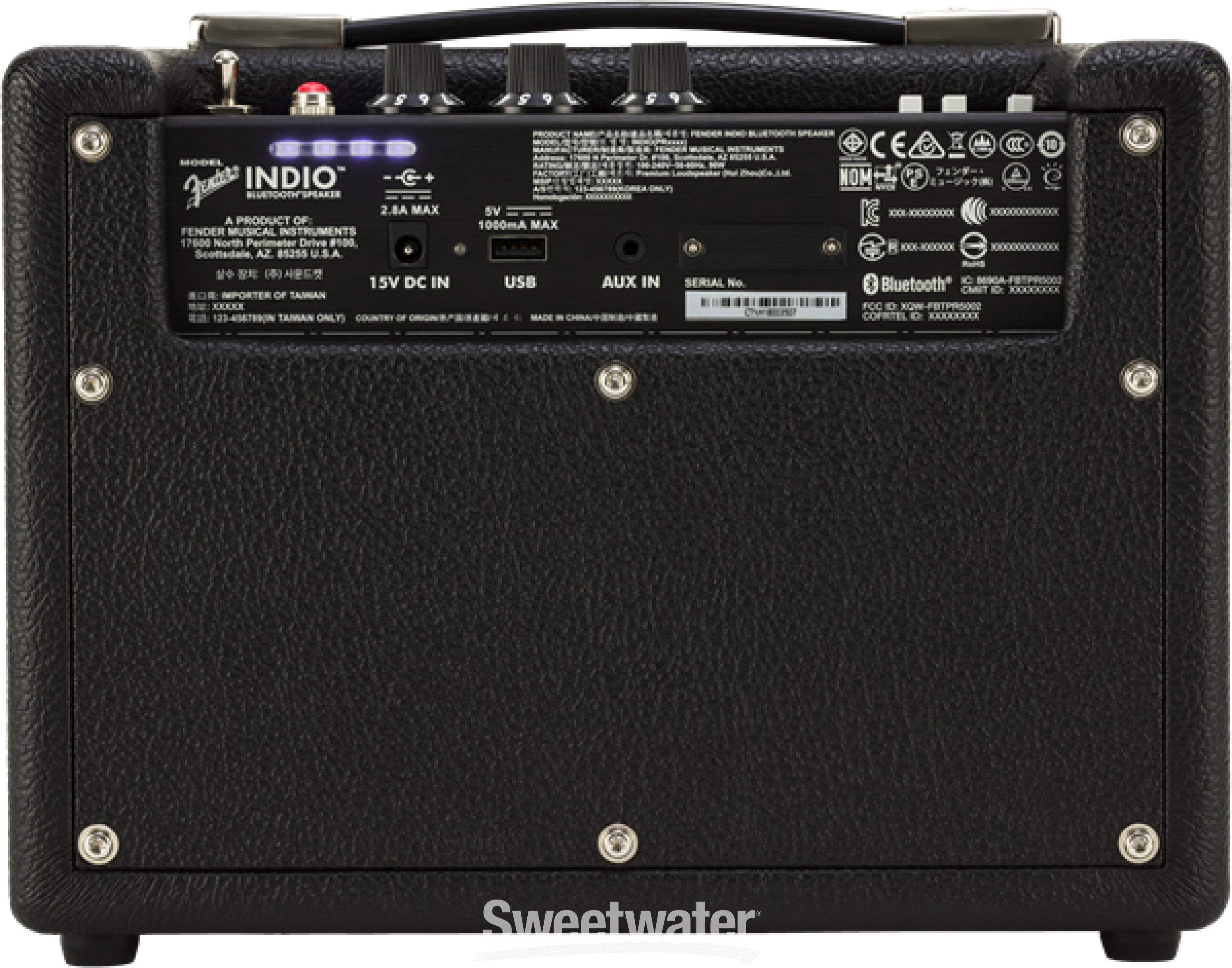 Fender フェンダー Indio Bluetoothスピーカー