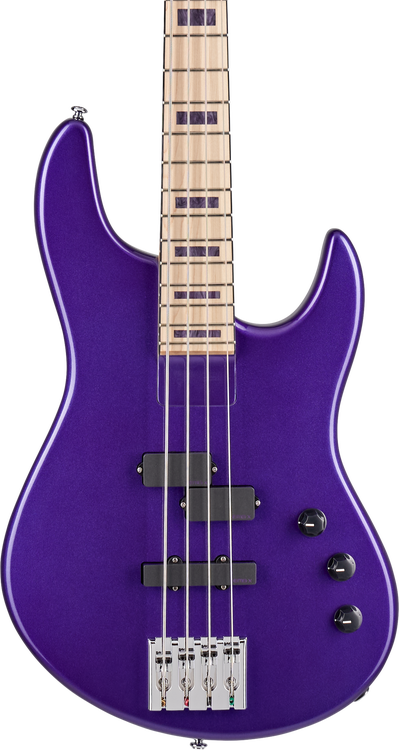 Spector Icon NC-4 Frank Bello Signature Bass Guitar - Tina Rose Metallic Purple