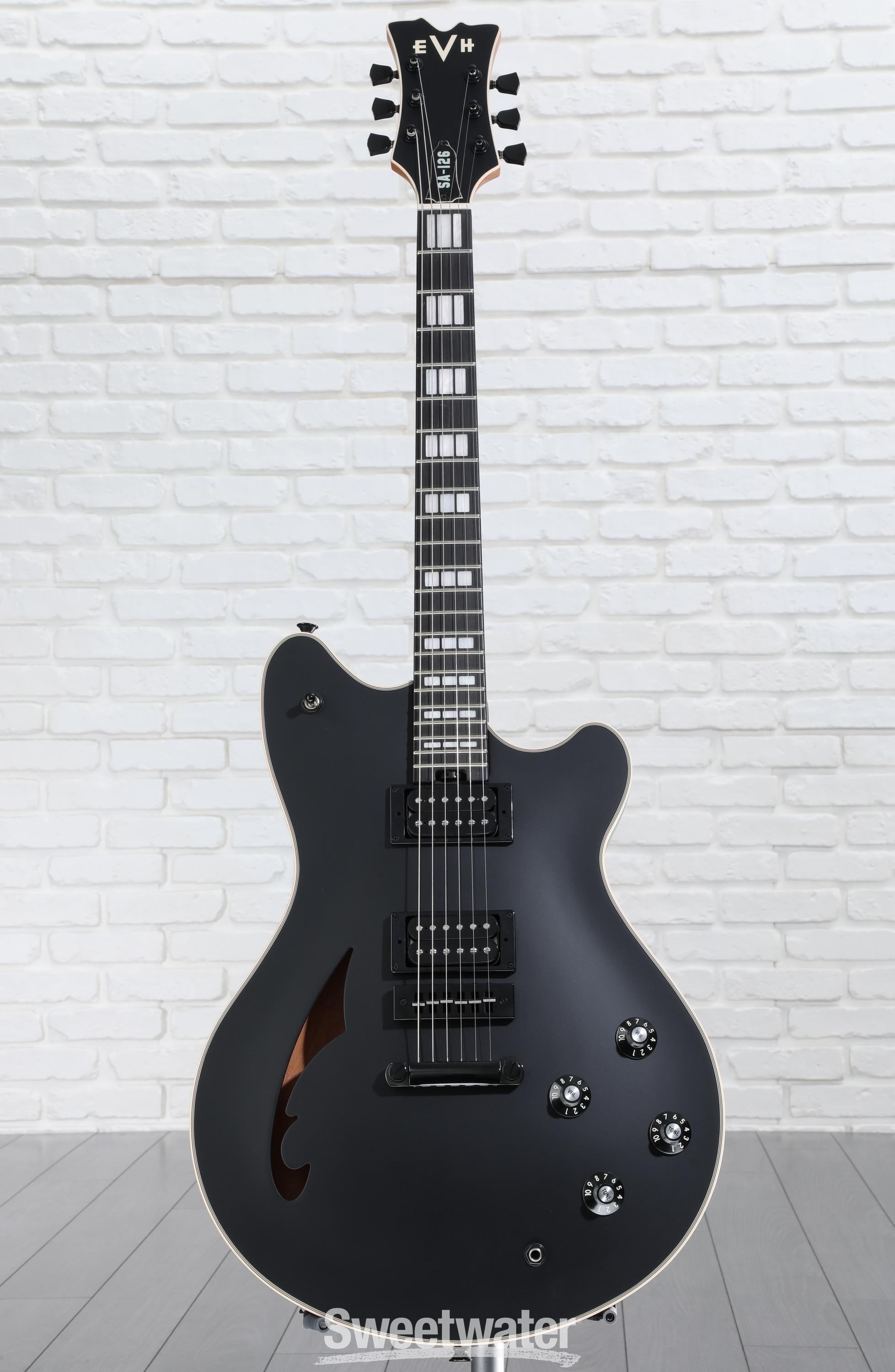 EVH SA-126 Special Semi-hollowbody Electric Guitar - Stealth