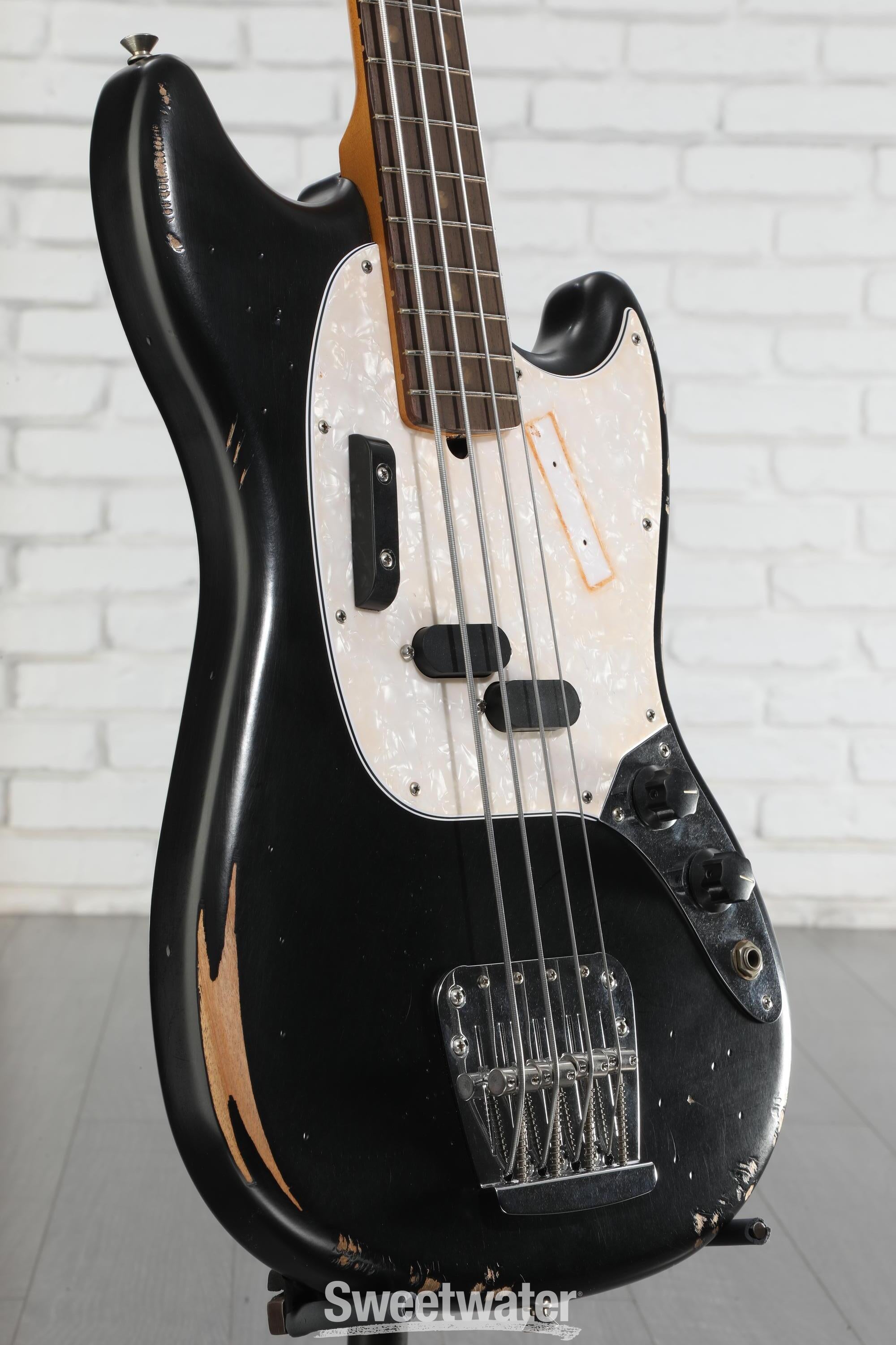 Fender JMJ Road Worn Mustang Bass7/2限定値下 Amazon.com: Fender JMJ Road Worn Mustang Bass, Faded Daphne
