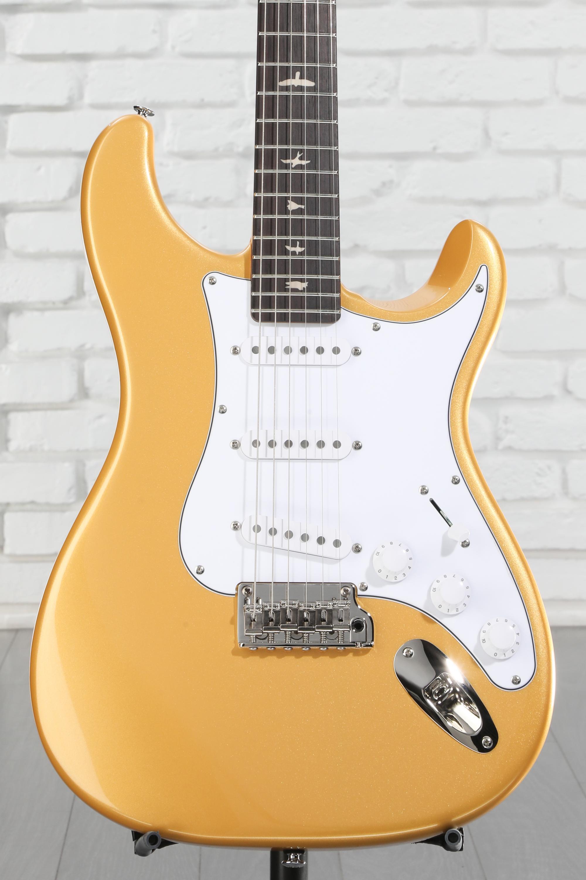 PRS SE Silver Sky Electric Guitar - Gold Spark, Sweetwater