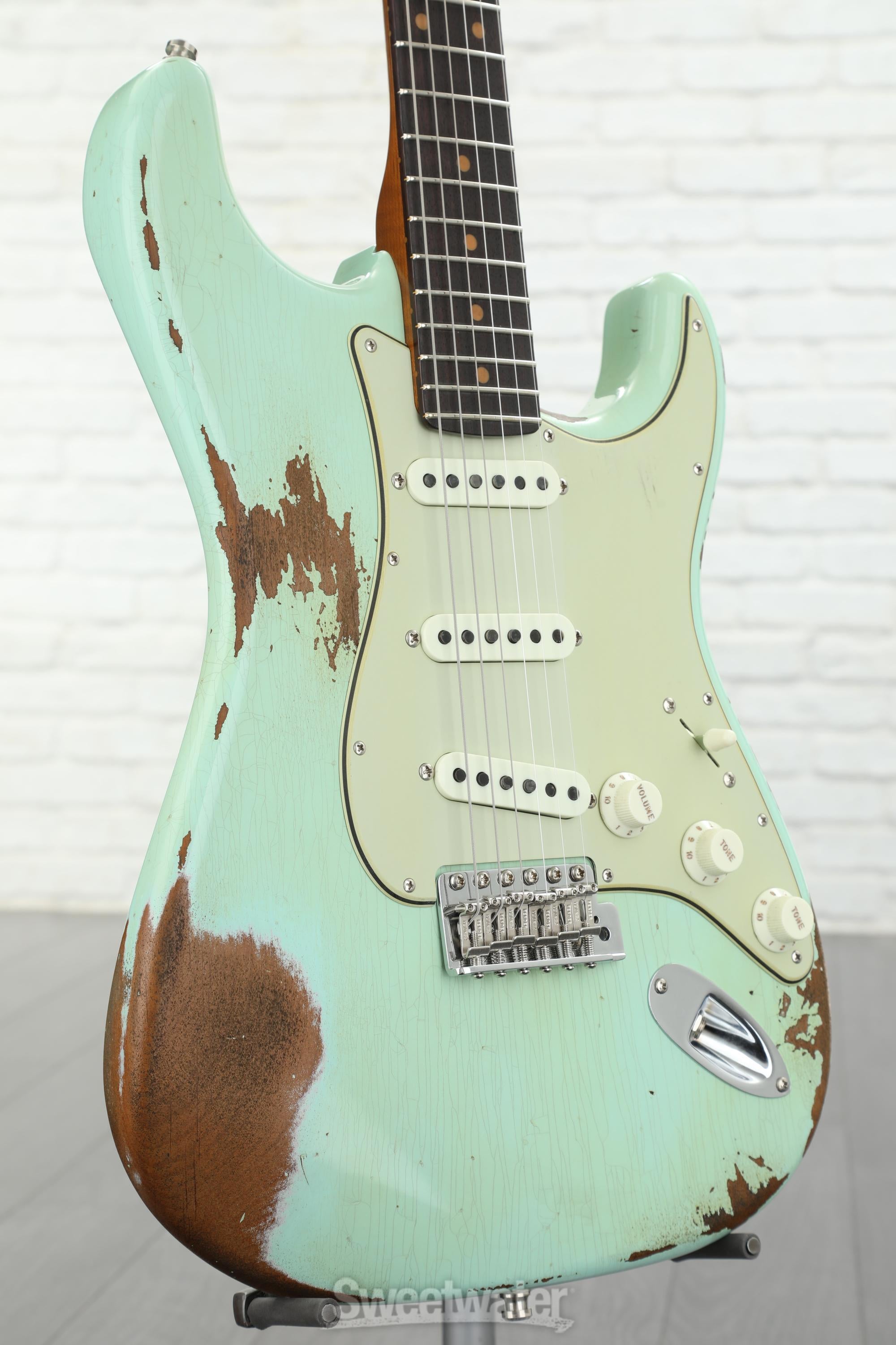 Fender Custom Shop GT11 Heavy Relic Stratocaster - Surf Green