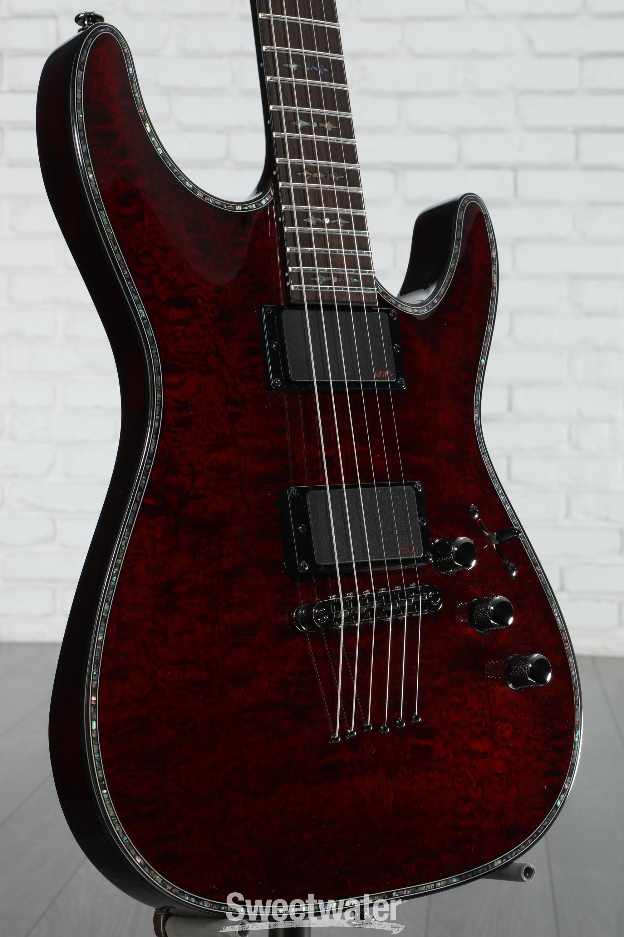 Schecter Hellraiser C-1 Electric Guitar - Black Cherry | Sweetwater