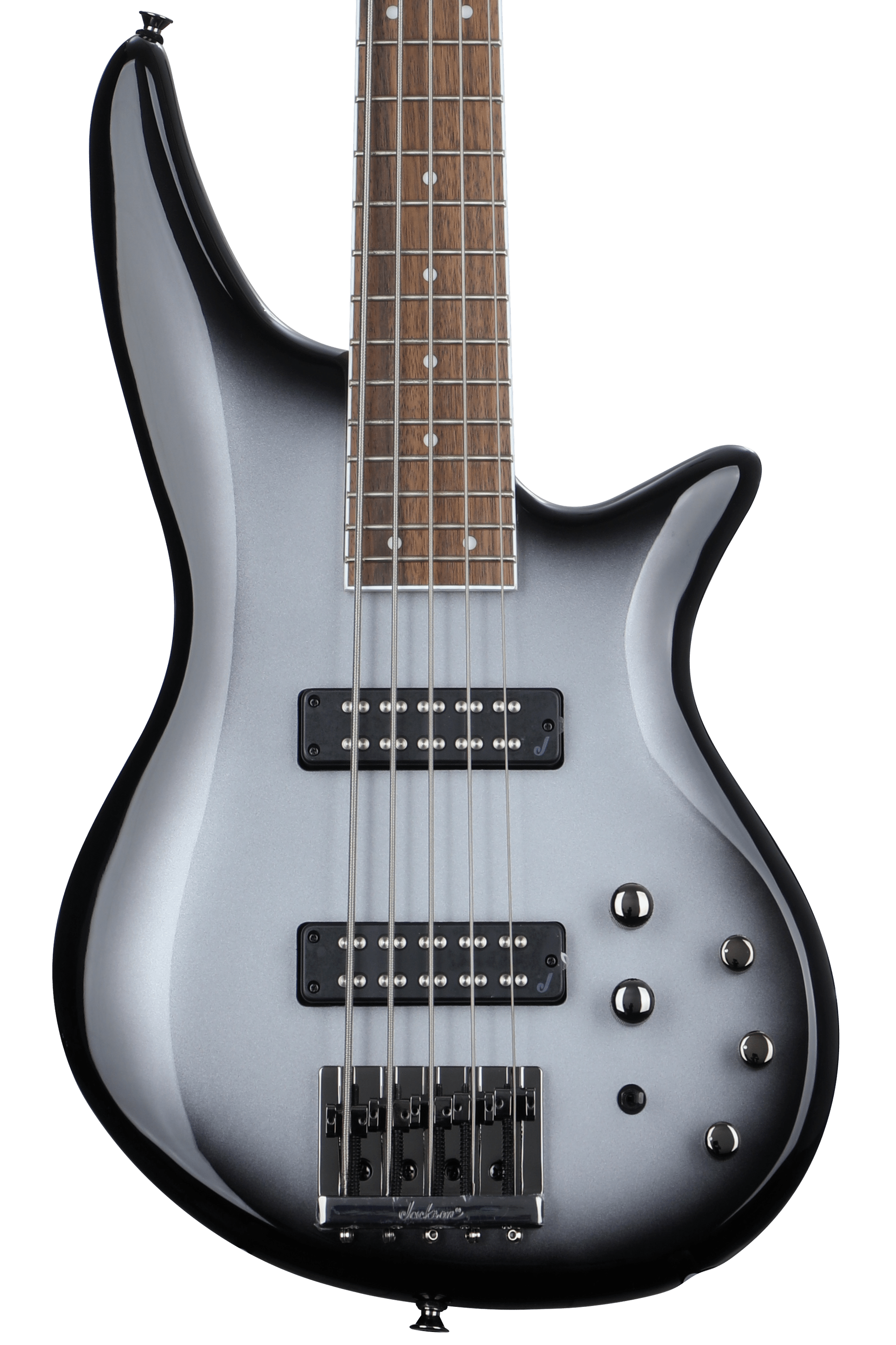 BL③ Jackson Spectra JS3V Bass Guitar - Silverburst | Sweetwater