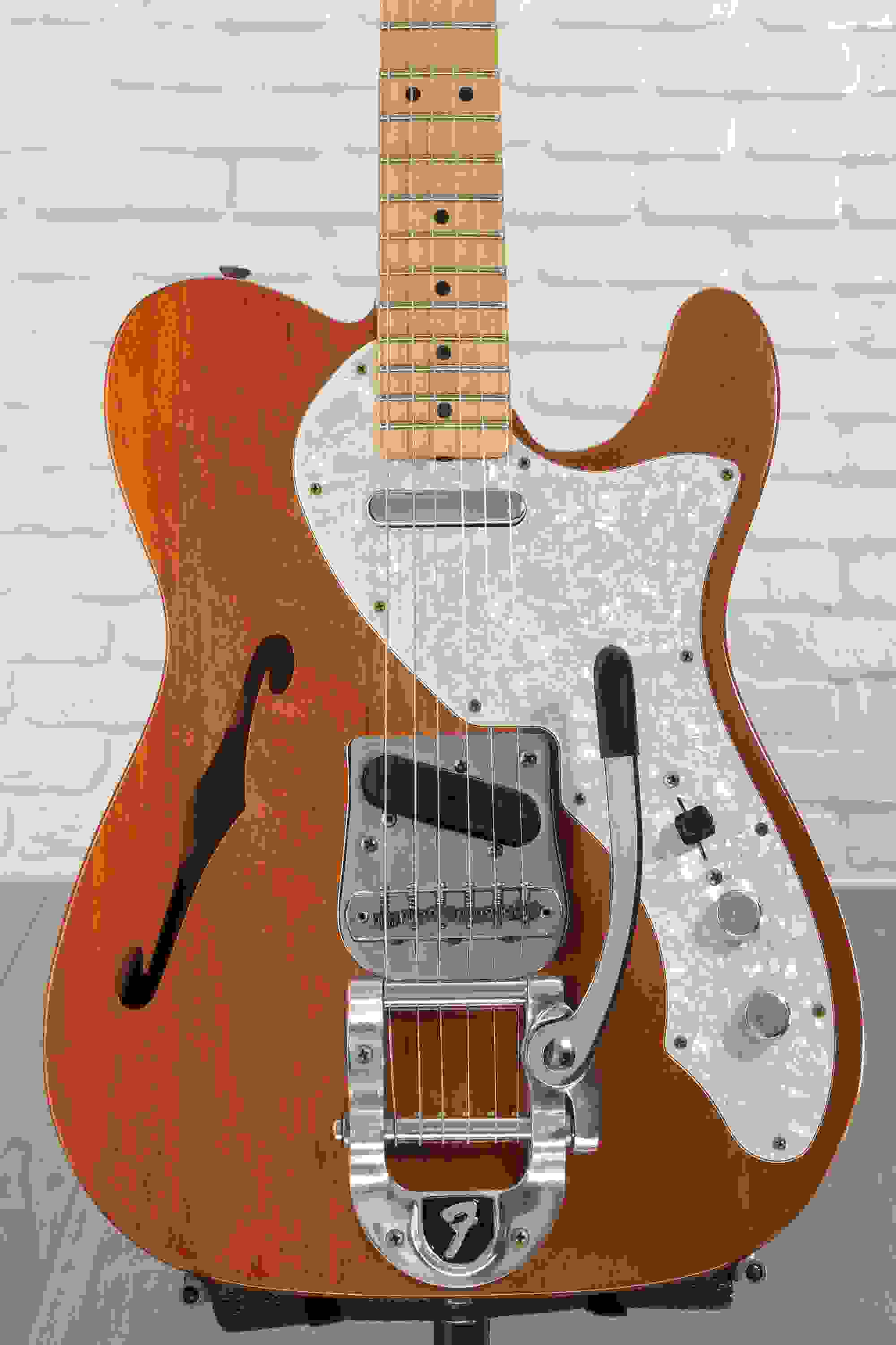 Fender Custom Shop '68 Telecaster Thinline Journeyman Relic Electric Guitar - Aged Natural