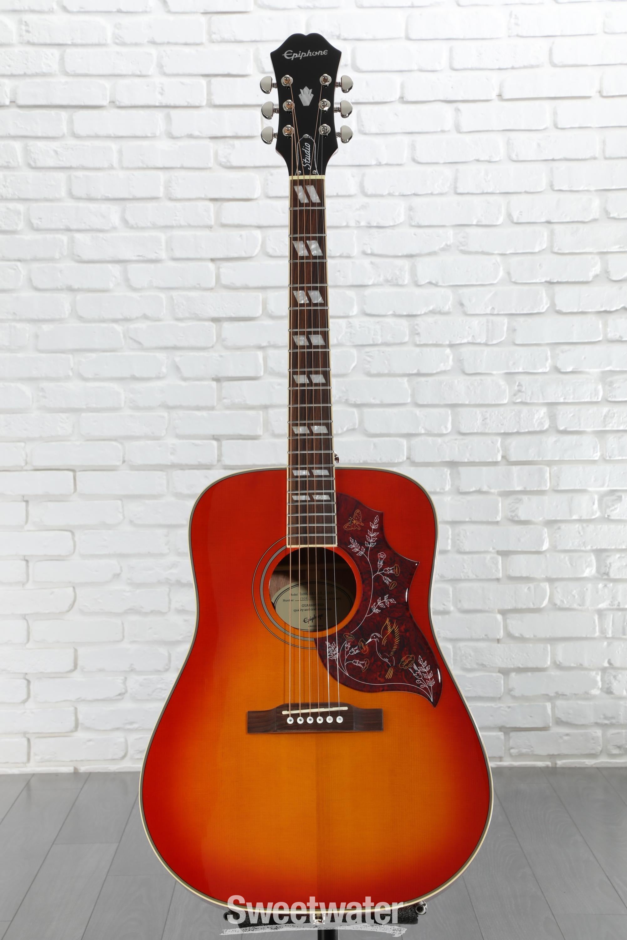 Epiphone Hummingbird Studio Acoustic-Electric Guitar - Faded