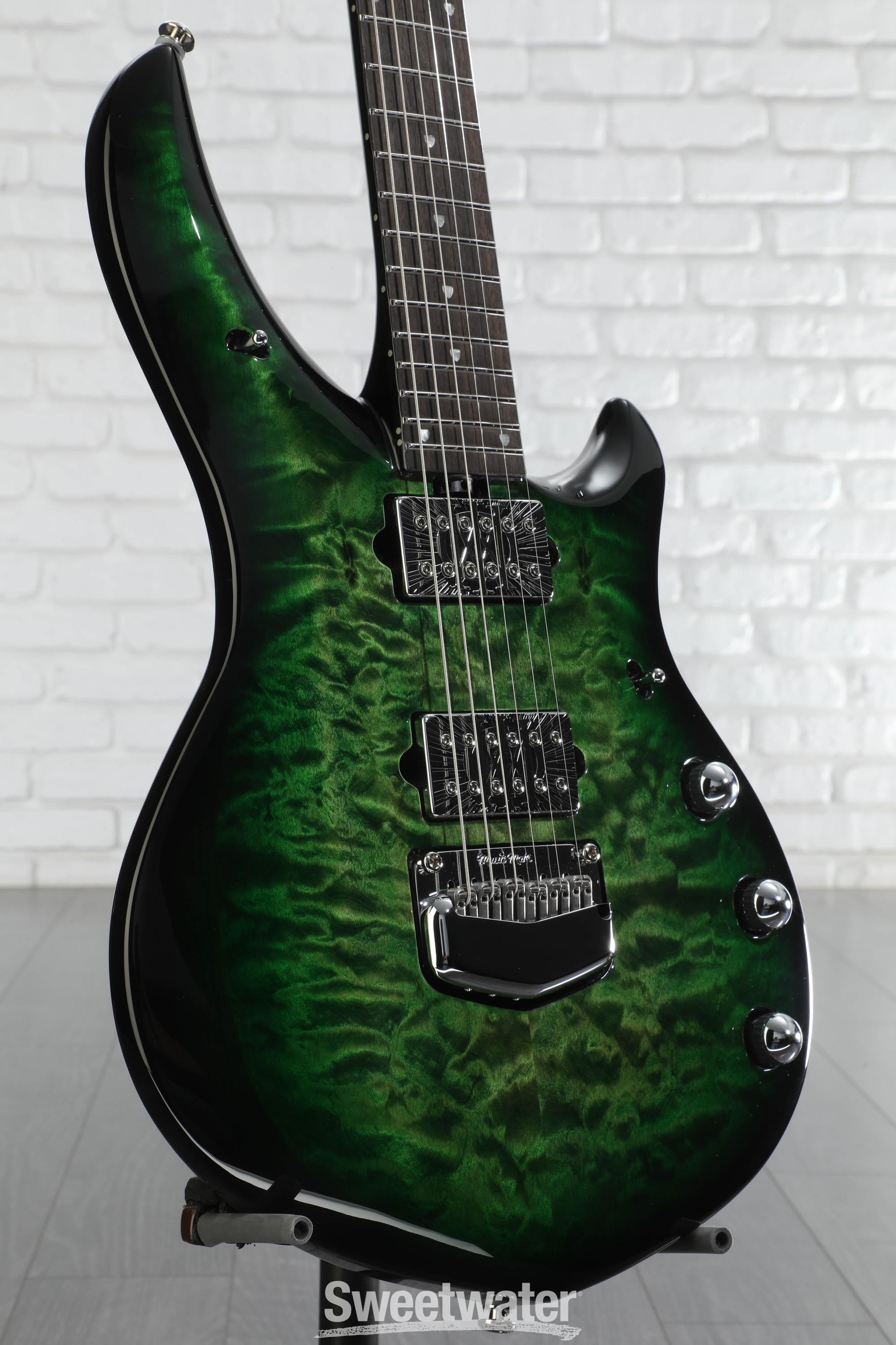 Photo of Ernie Ball Music Man BFR John Petrucci Majesty 6 Electric Guitar - Malachite