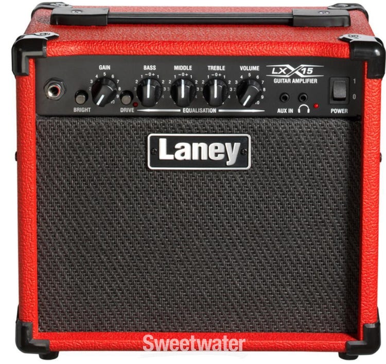 Laney LX15 2 x 5-inch 15-watt Combo Amp - Red