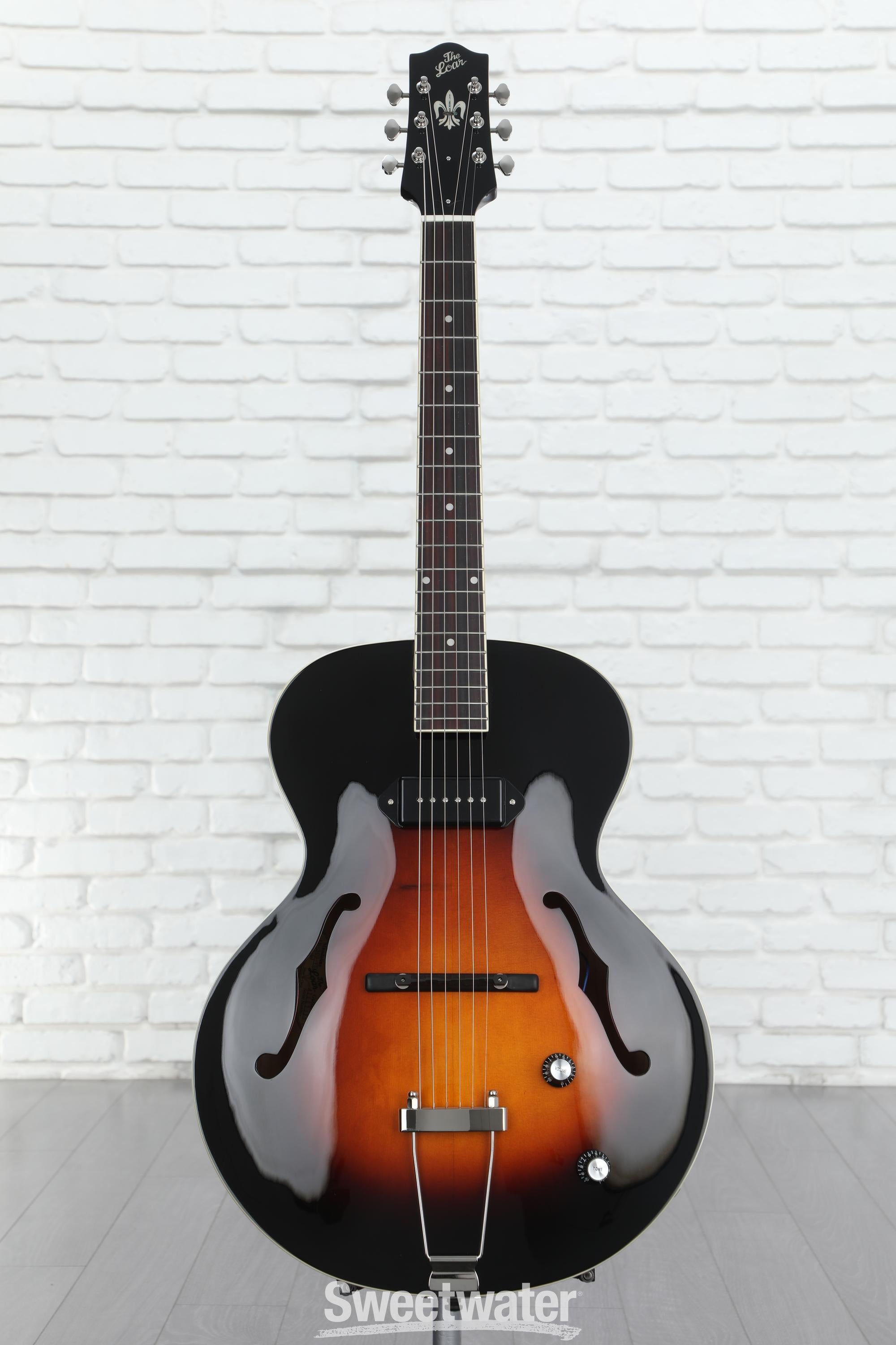 The Loar LH-309-VS Archtop Hollowbody Electric Guitar - Vintage Sunburst