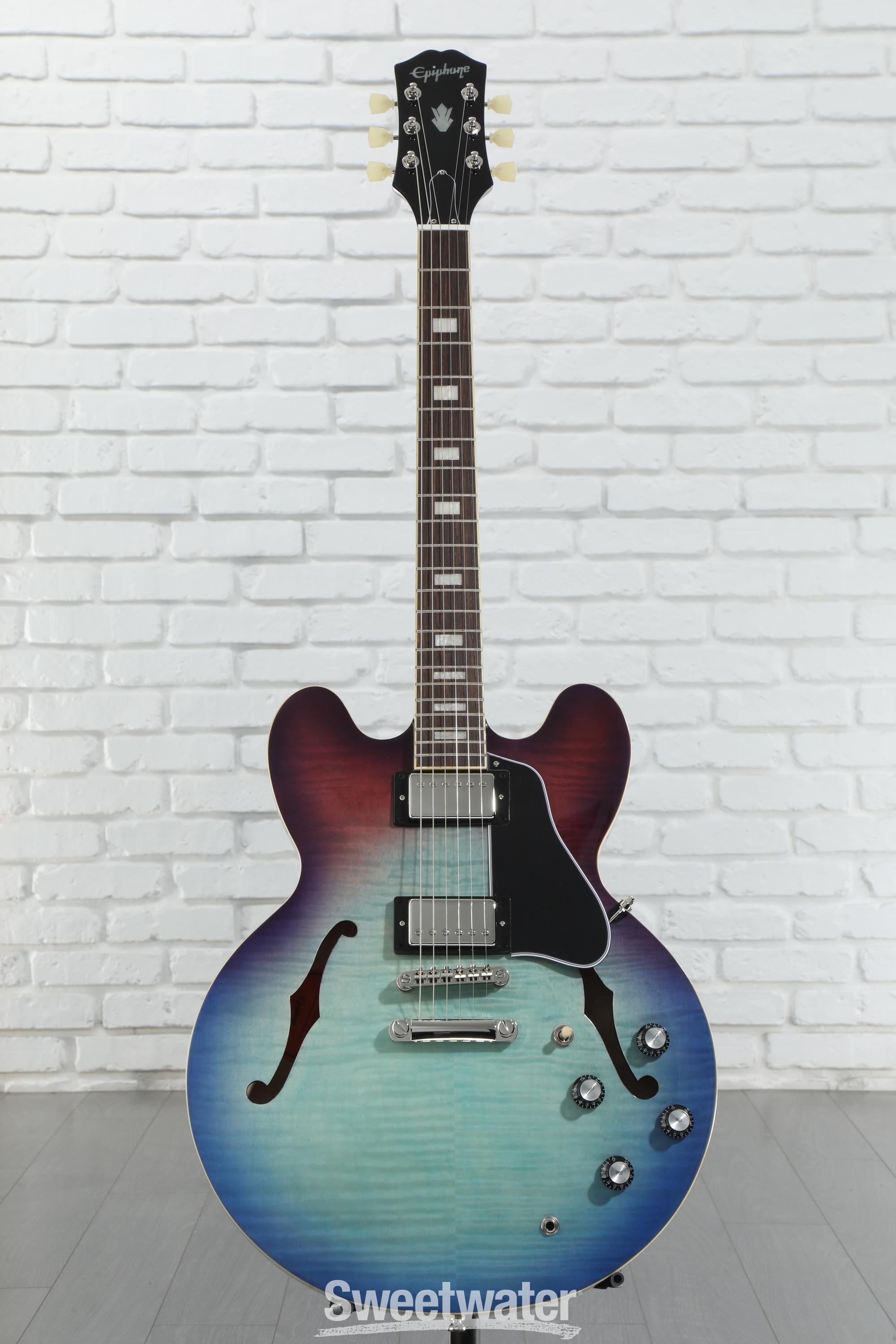 れるEpiphone ES-335 Figured Blueberry Epiphone ES-335 Figured, Blueberry Burst | Epiphone