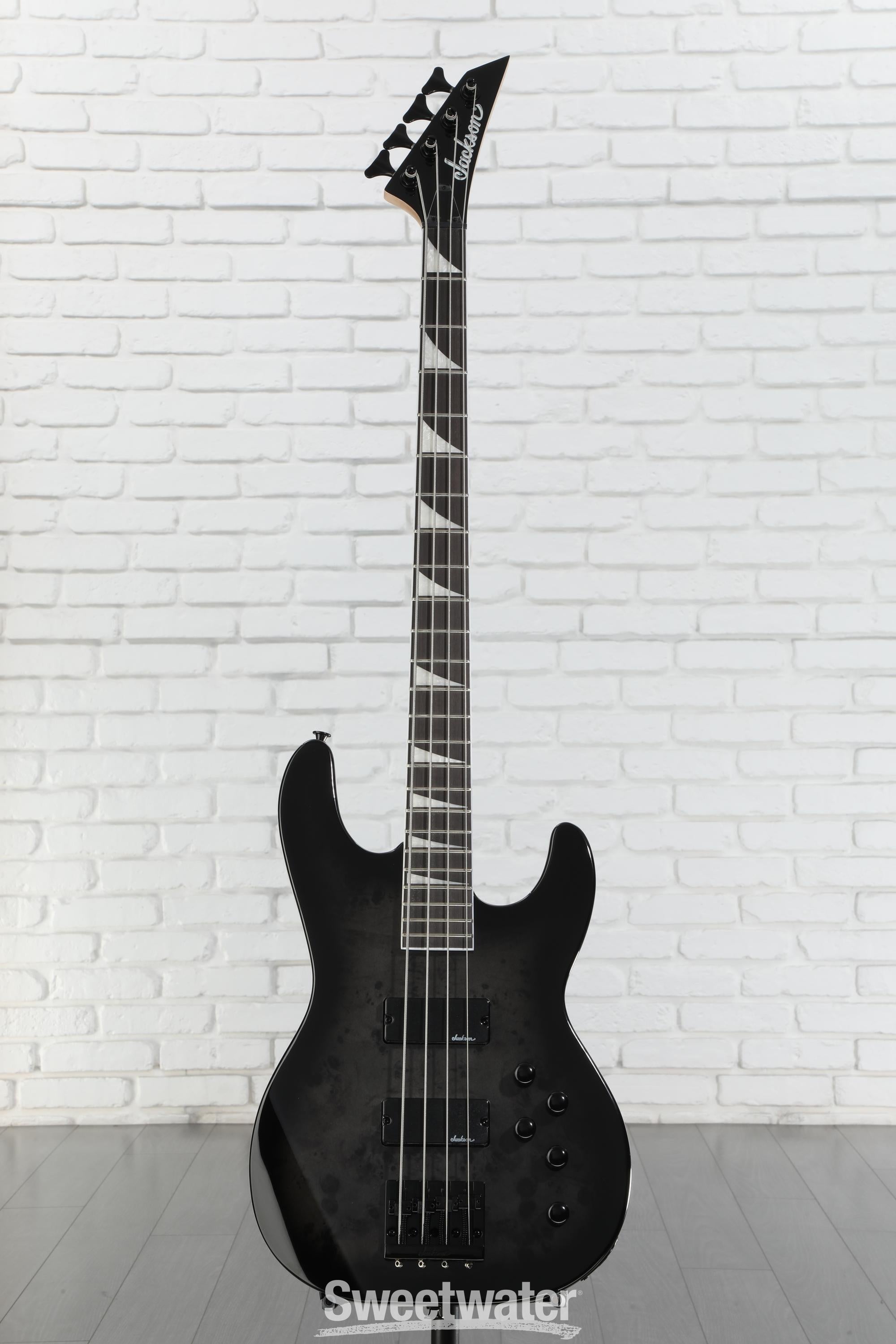 Jackson JS Series Concert Bass CB JS3P Bass Guitar - Transparent Black