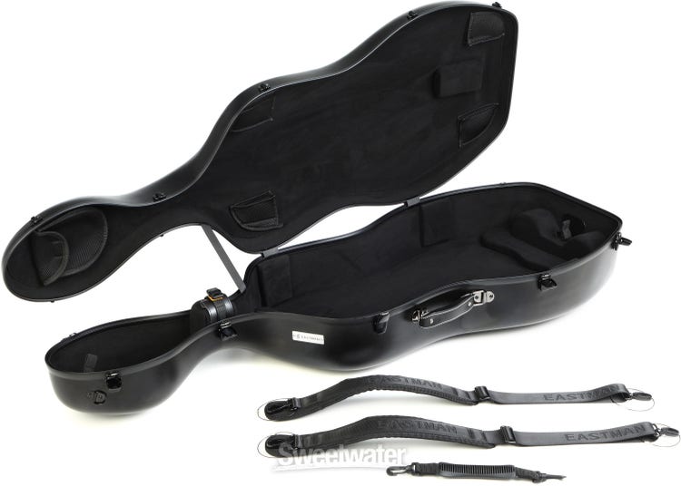 Eastman CACL13 ABS Cello Case - 4/4 Size, Black