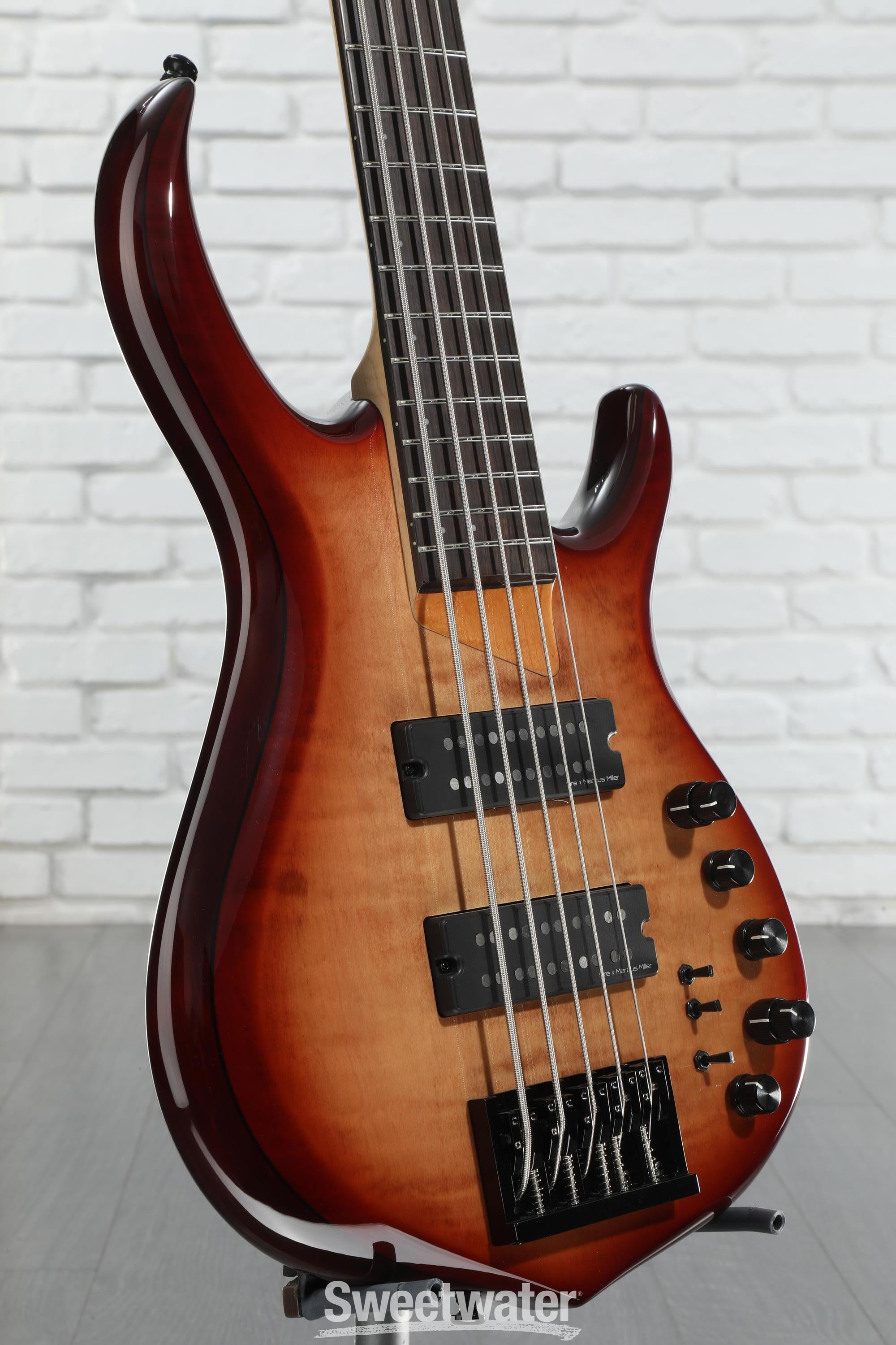 Sire Marcus Miller M7 Alder 5-string Bass Guitar - Brown Sunburst