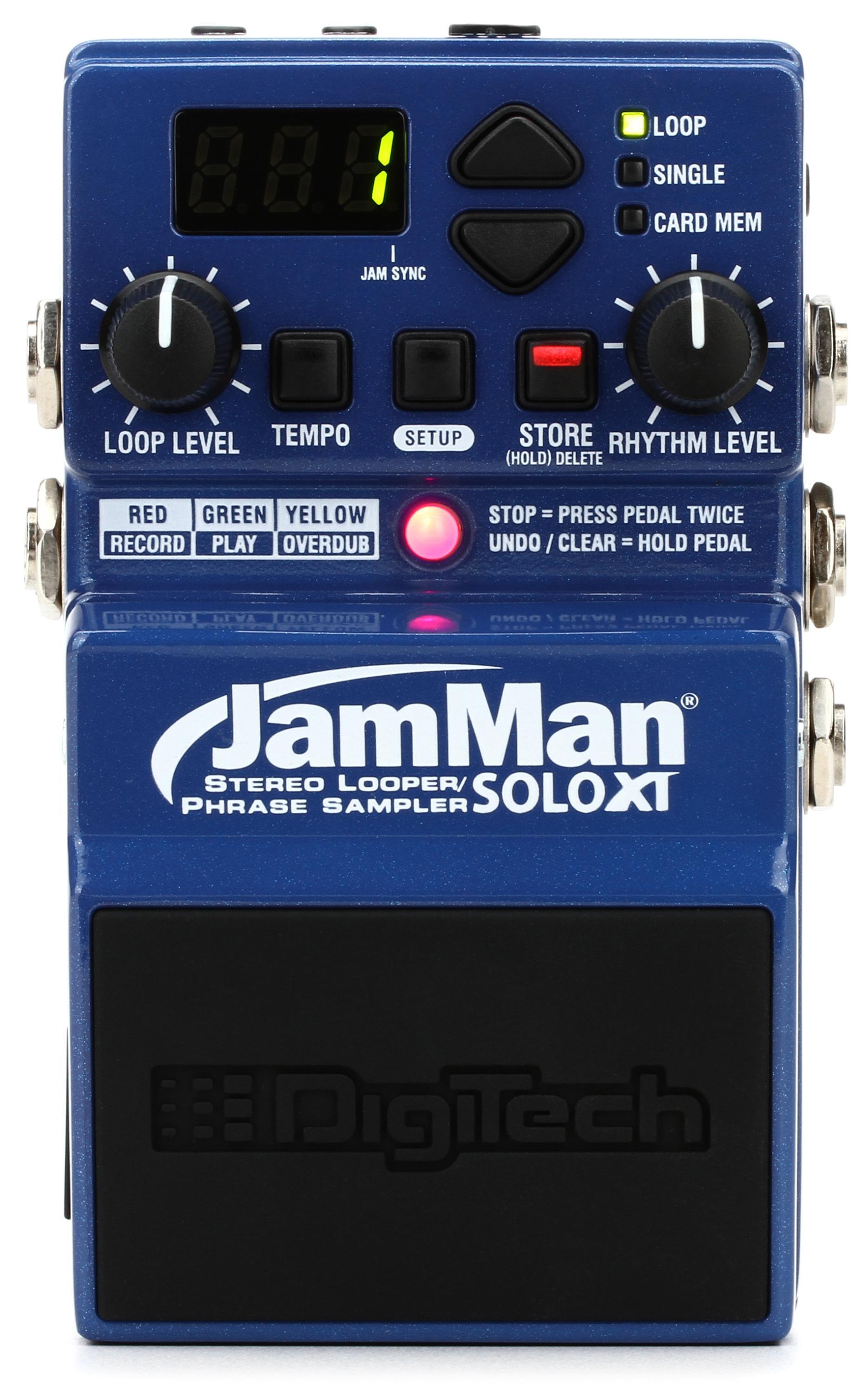 DigiTech JamMan Solo XT Phrase Sampler / Looper Pedal | Sweetwater