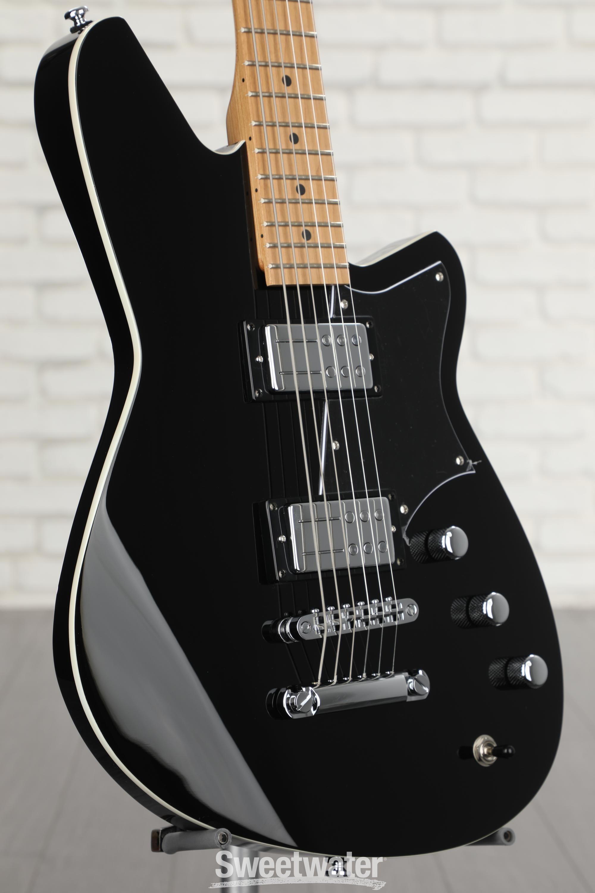 【中古】 Reverend Reverend Used Reverend Descent HC90 Baritone Black Sparkle Limited