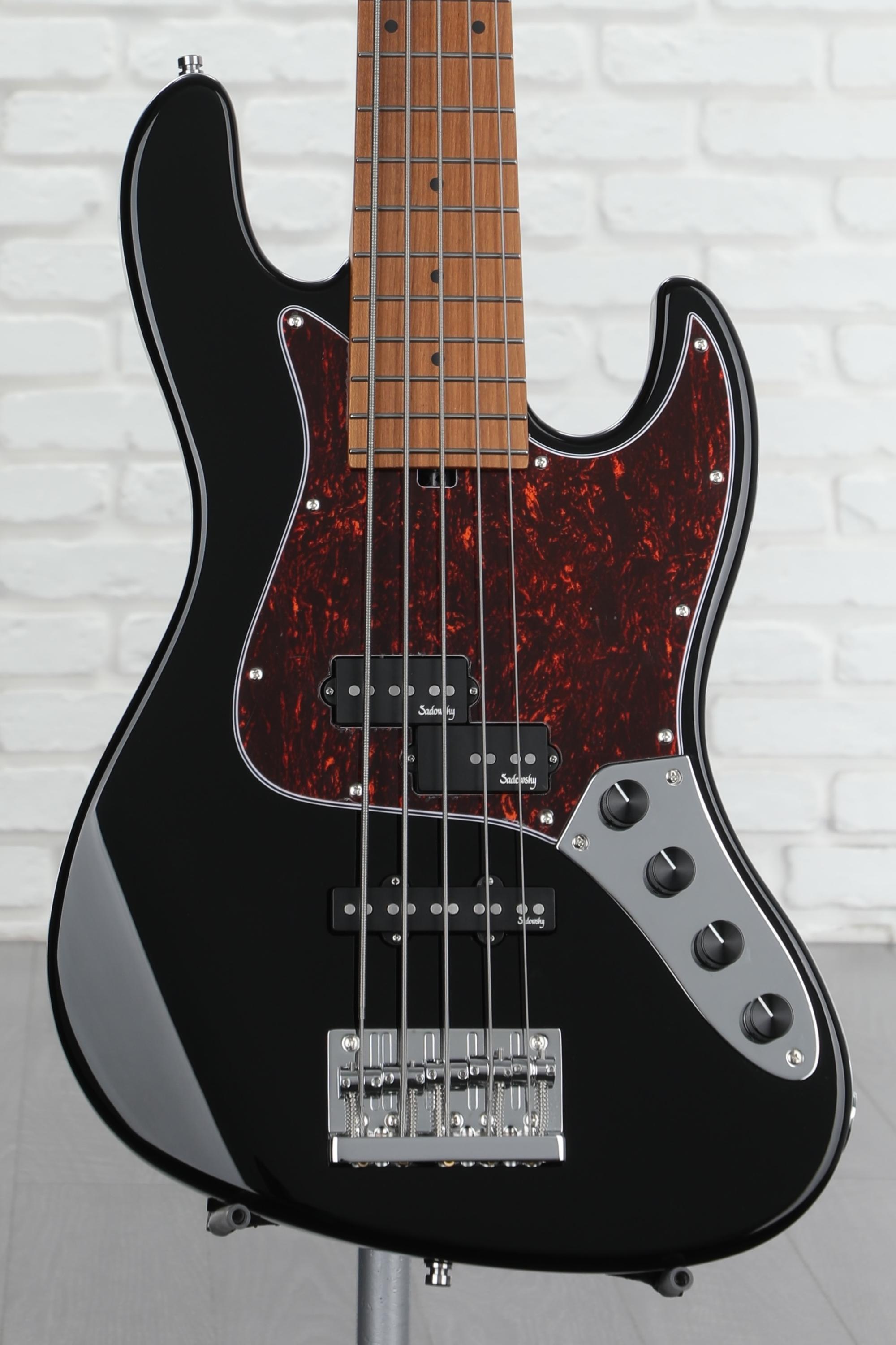 Sadowsky MetroExpress 21-fret Hybrid PJ 5-string Bass - Black | Sweetwater