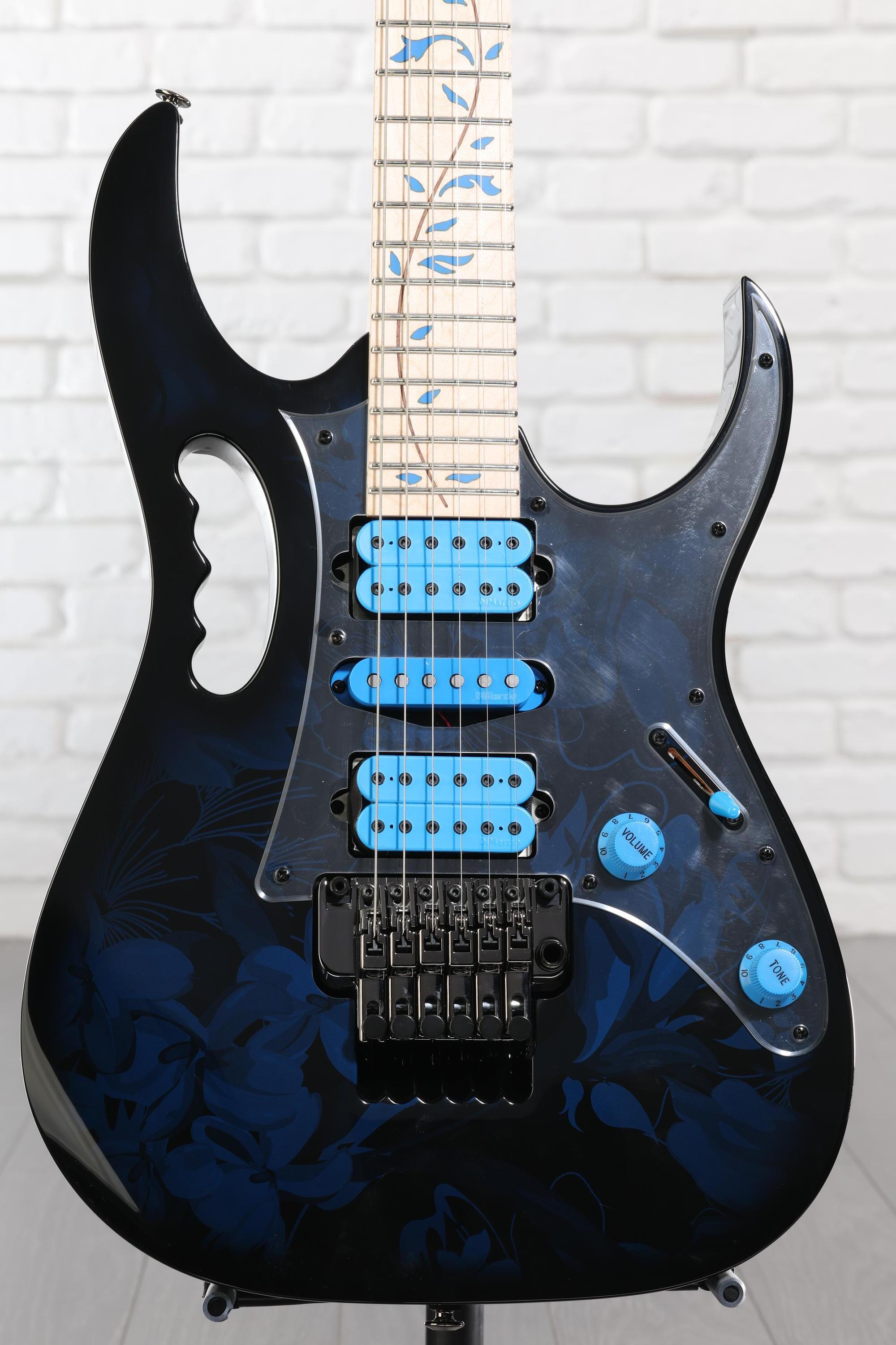 Ibanez Steve Vai Signature JEM77 - Blue Floral Pattern | Sweetwater