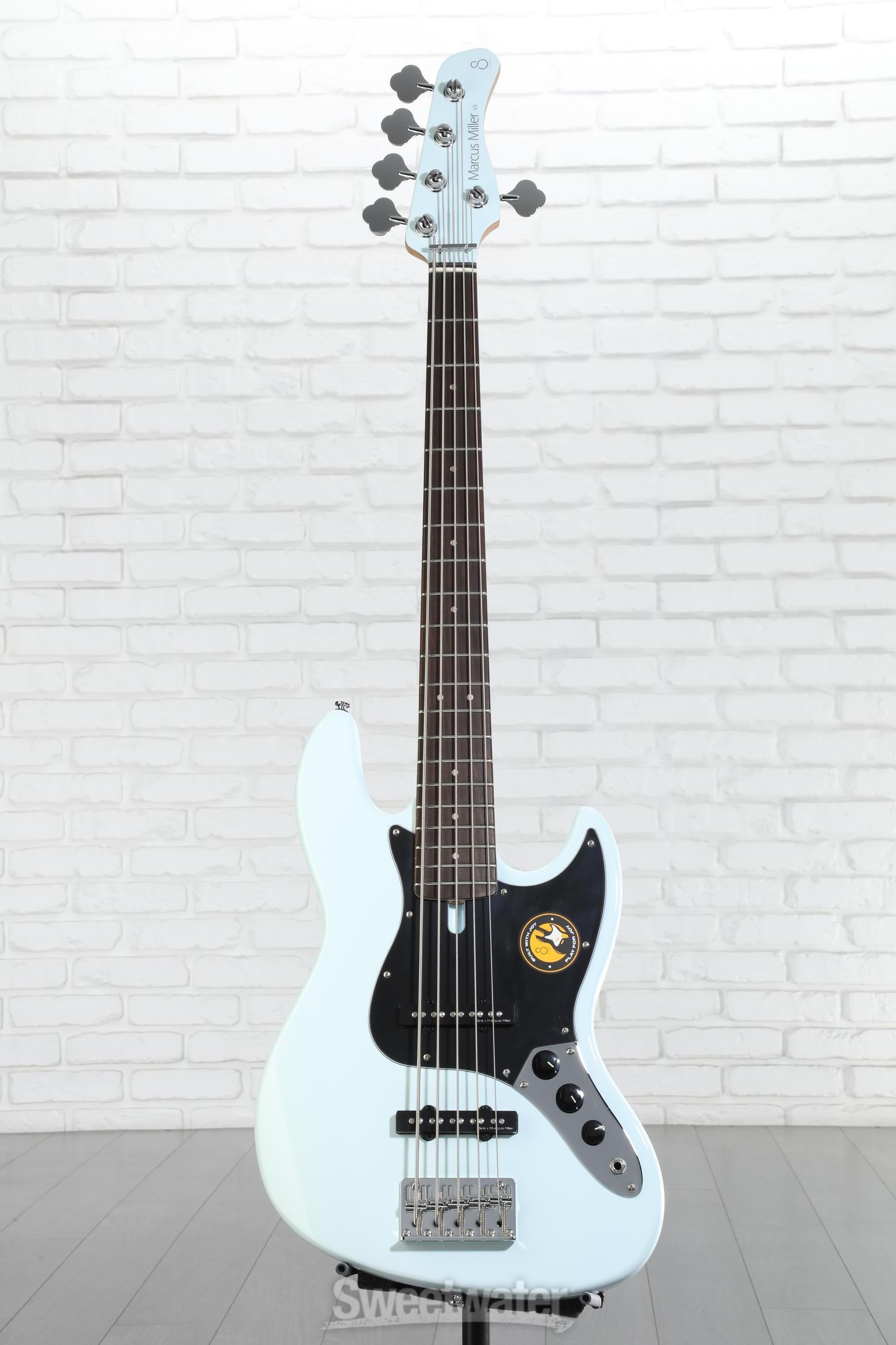 Sire Marcus Miller V3P 5-string Bass Guitar - Sonic Blue | Sweetwater