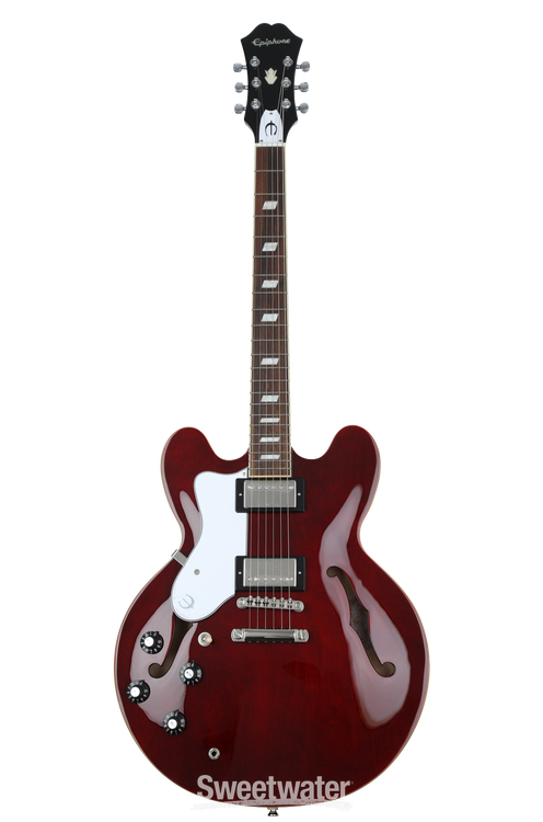 Epiphone リビエラ Epiphone Bonehead Riviera, Left-Handed, Dark Tobacco Sunburst – Gibson