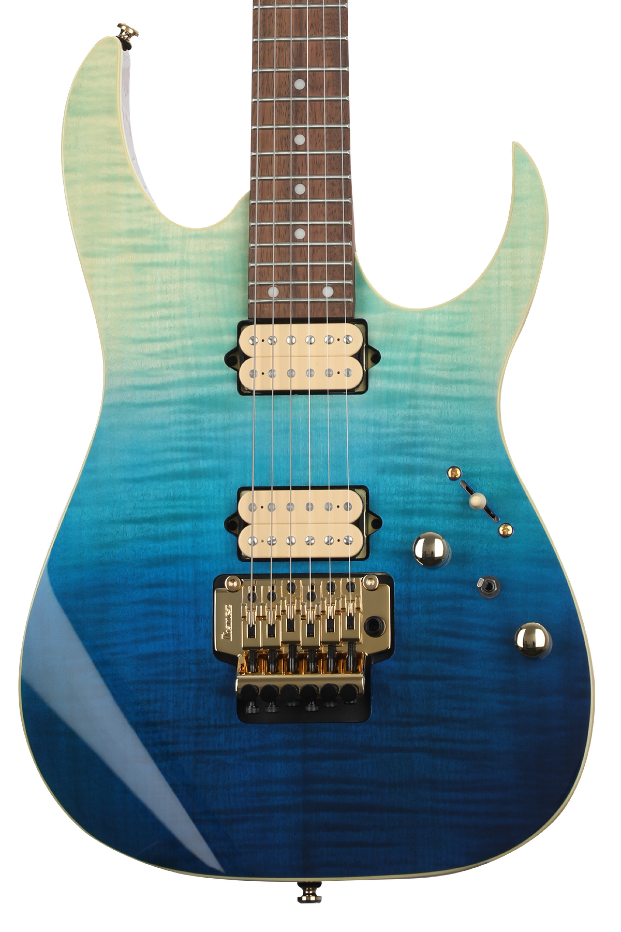 Ibanez High Performance RG420HPFM - Blue Reef Gradation | Sweetwater