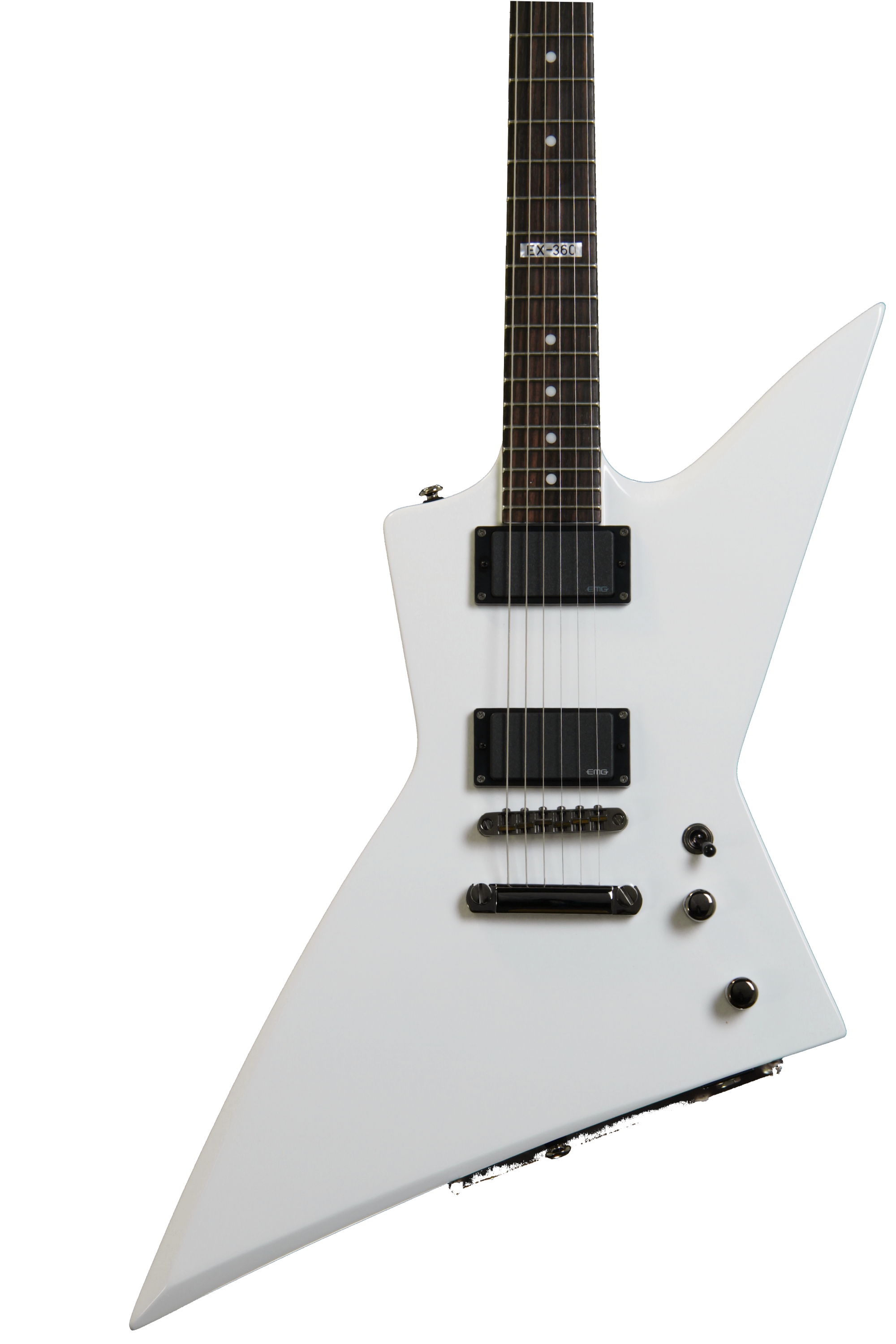 ESP LTD EX-360 with EMG 60/81 Pickups - Snow White | Sweetwater