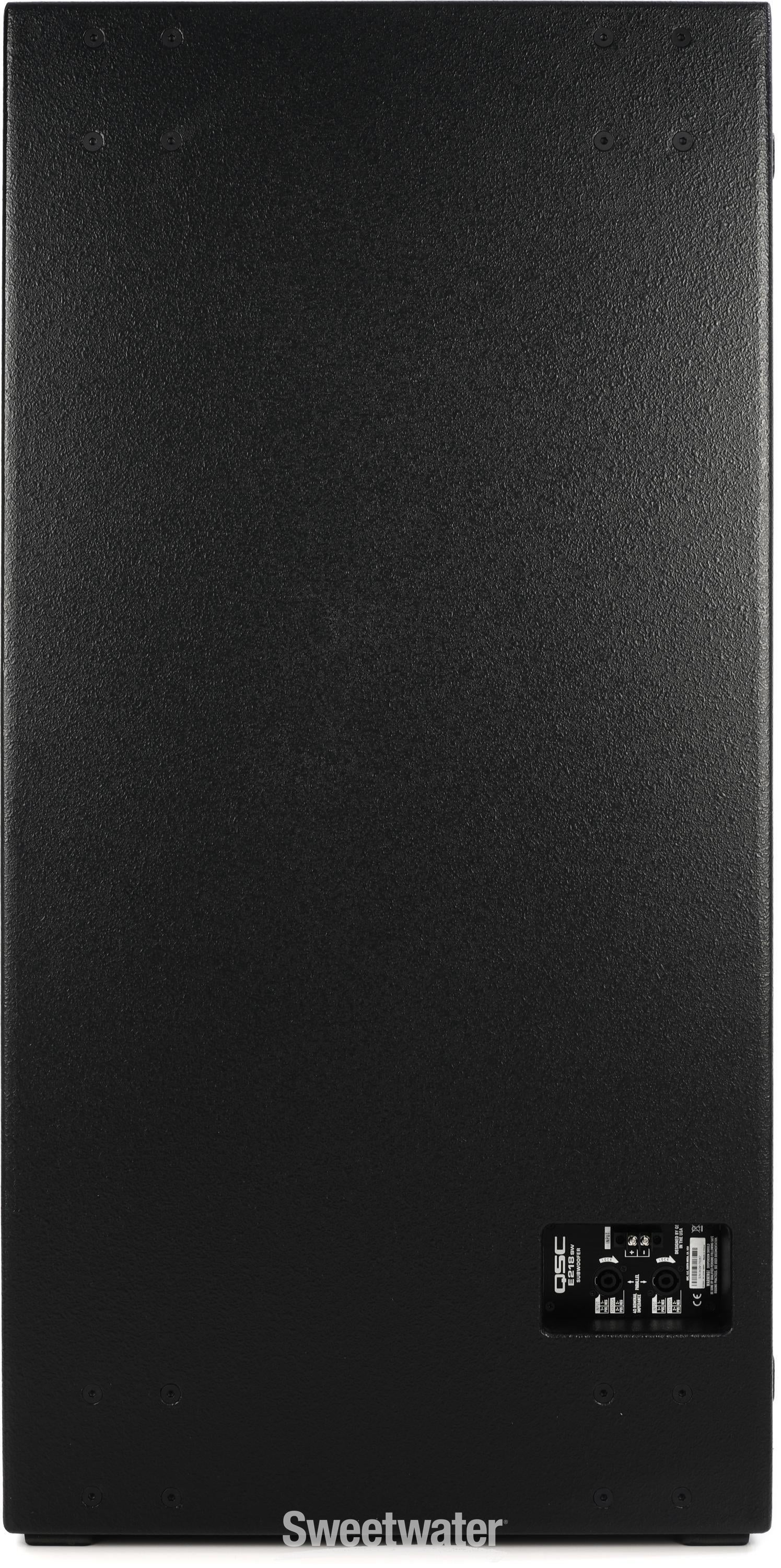 QSC 18インチ ダブルウーハー E218SW 2本セット　引き取りok 希少 QSC E218SW - Dual 18-inch Passive Subwoofer