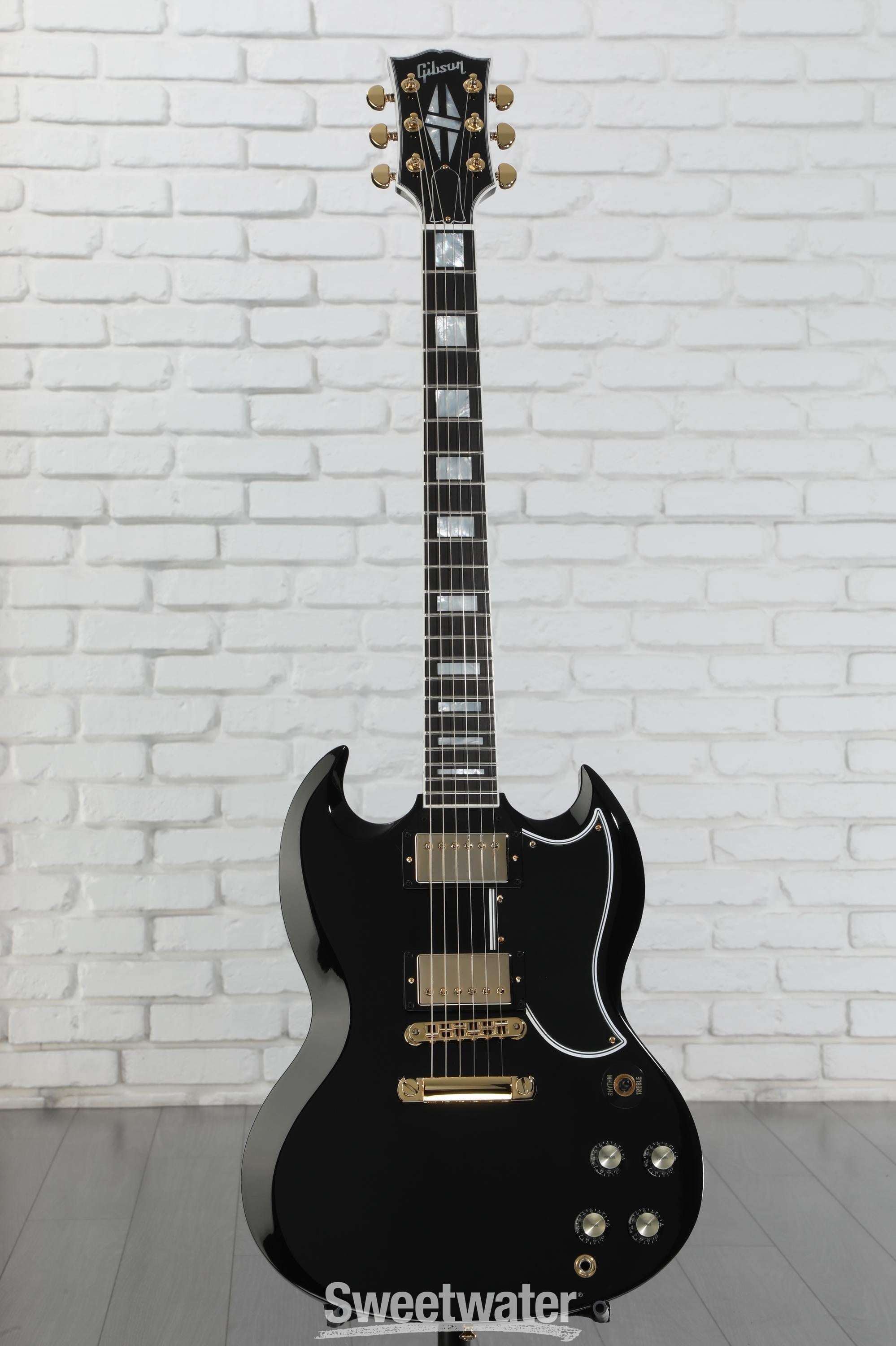 ギター gibson custom shop SG custom ebony Gibson Custom Shop SG Custom w/ Ebony Fingerboard Gloss