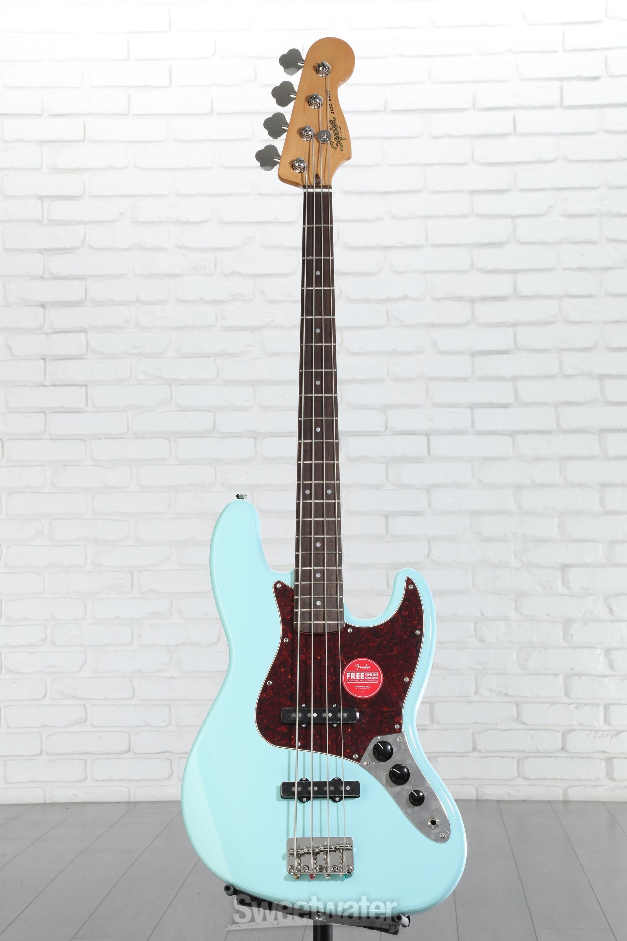 Squier Classic Vibe '60s Jazz Bass - Daphne Blue | Sweetwater