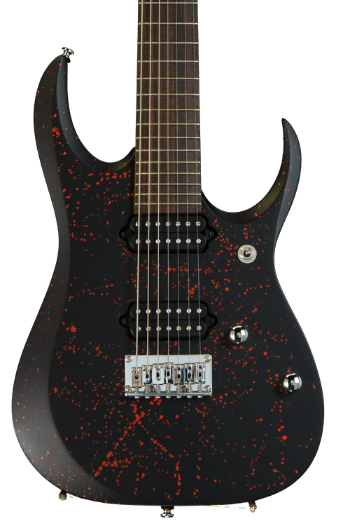Ibanez Komrad20RS Head Signature 7-string Guitar - Red Splatter
