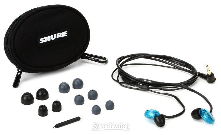 Shure SE215 Sound-isolating Earphones - Blue