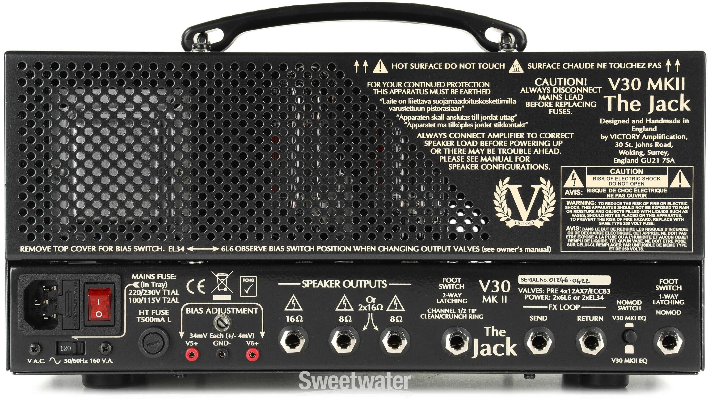Victory Amplification V30 The Jack MKII 40-watt Tube Guitar Amp 
