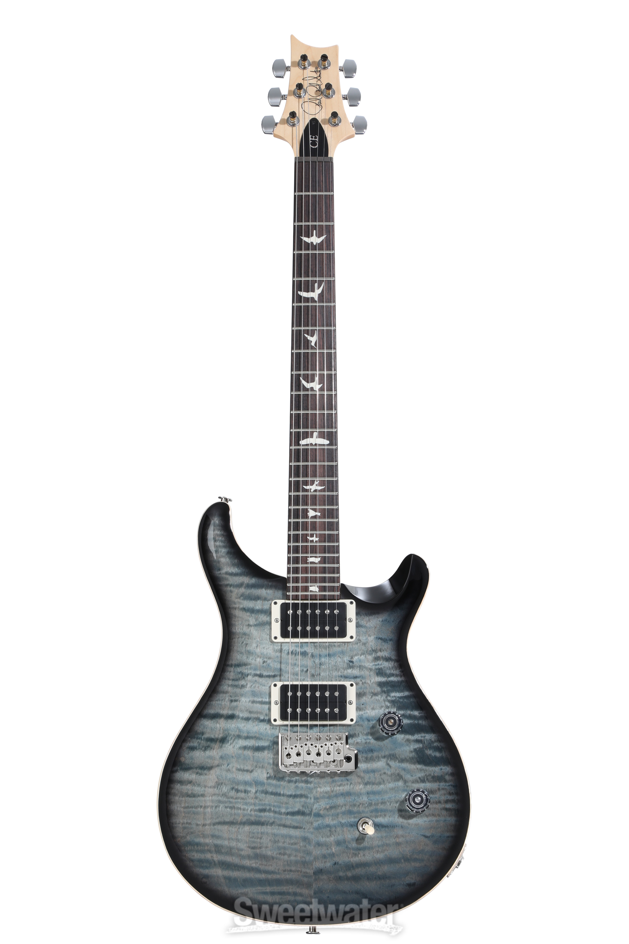 PRS CE24 Maple Top 塗りつぶしBLACK、95年製傷多め鳴良し PRS CE 24 Black Top (New)| Black Mountain Guitar Co