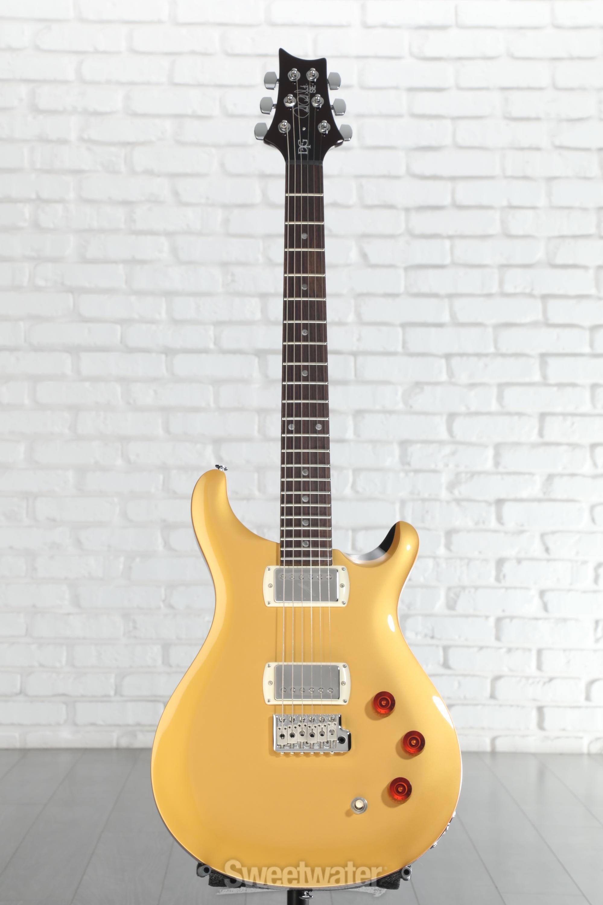 PRS SE DGT David Grissom Solidbody Electric Guitar - Gold Top