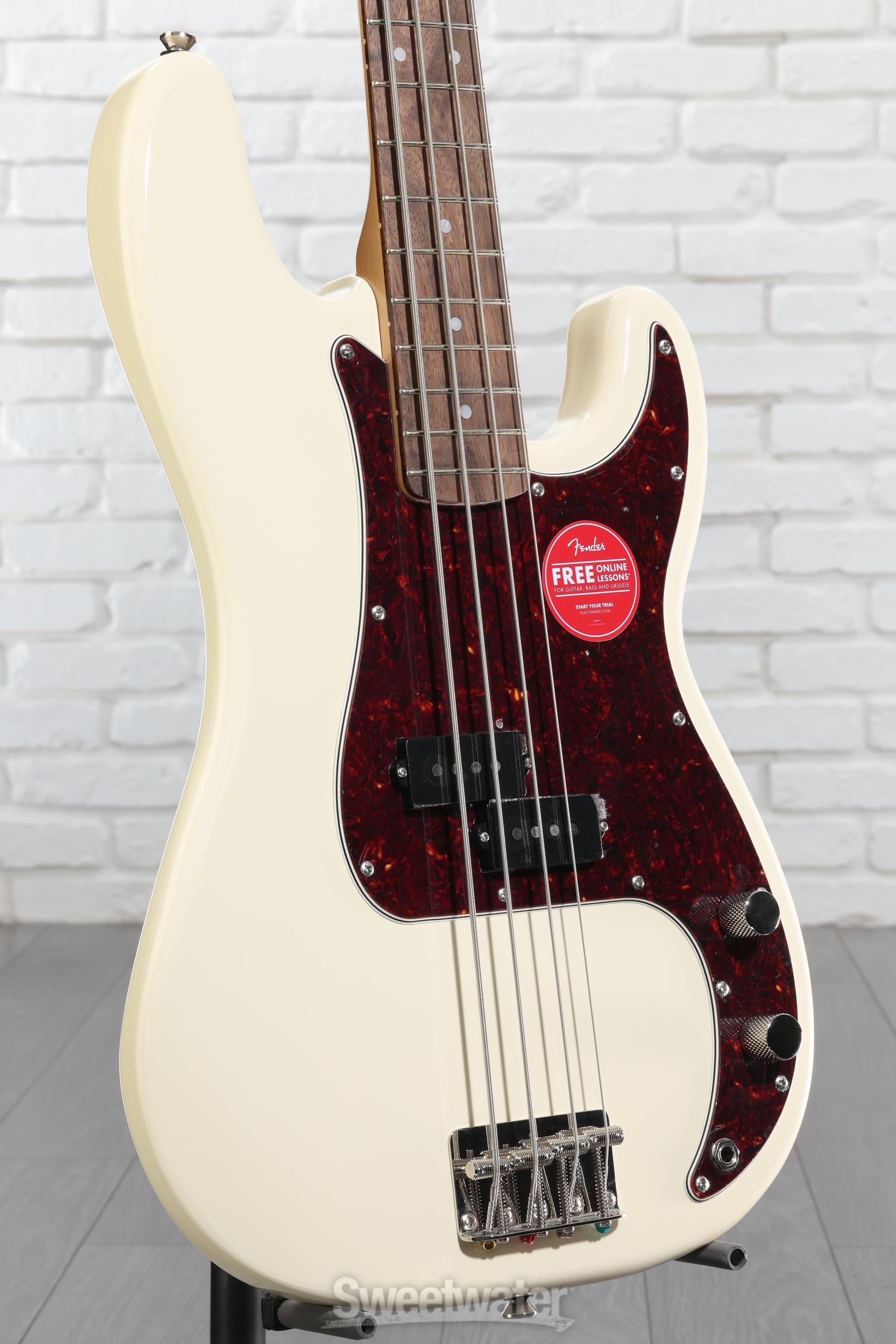 Squier Classic Vibe '60s Precision Bass - Olympic White | Sweetwater