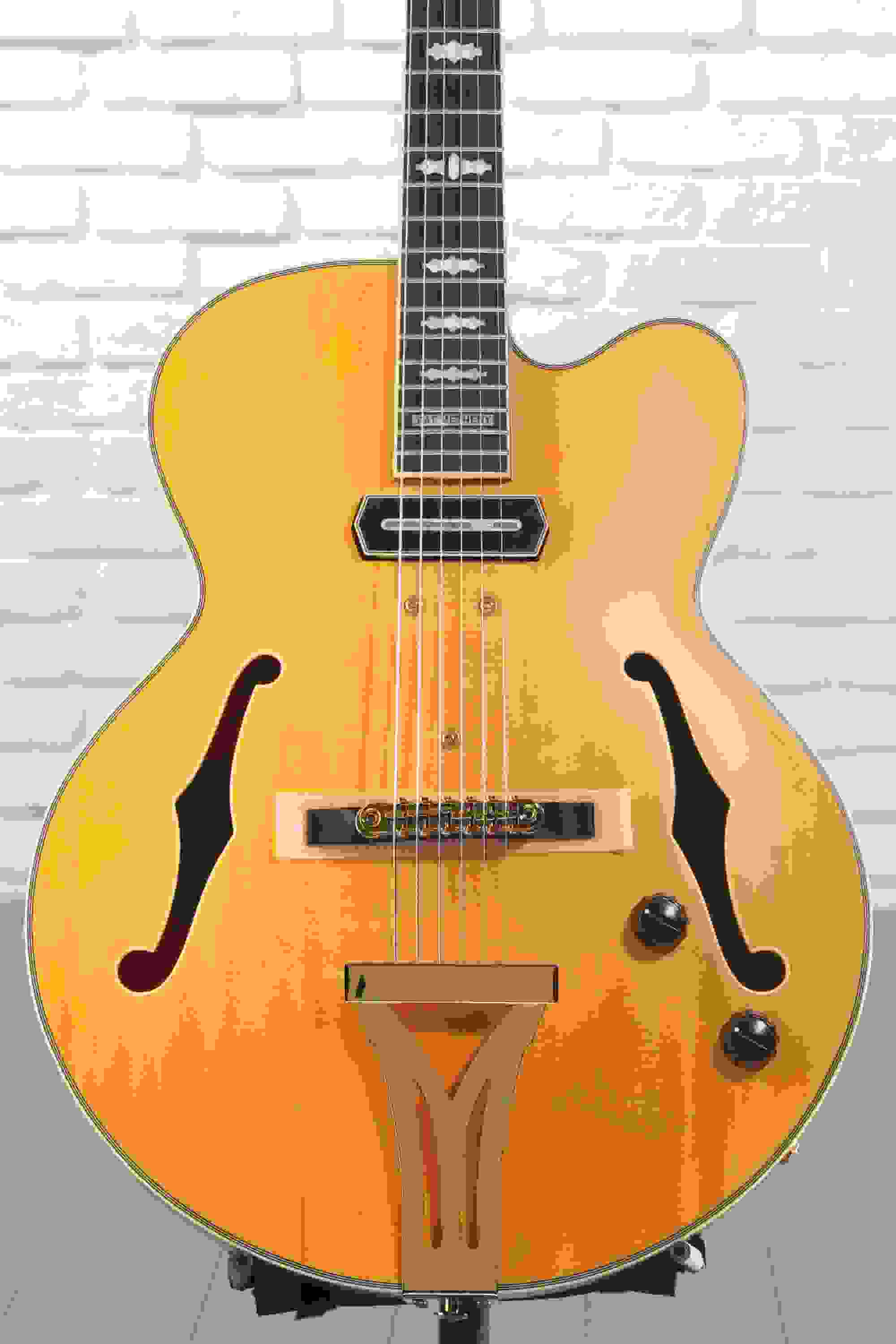 Ibanez PM3C Pat Metheny Signature Hollowbody Electric Guitar - Natural Amber Low Gloss