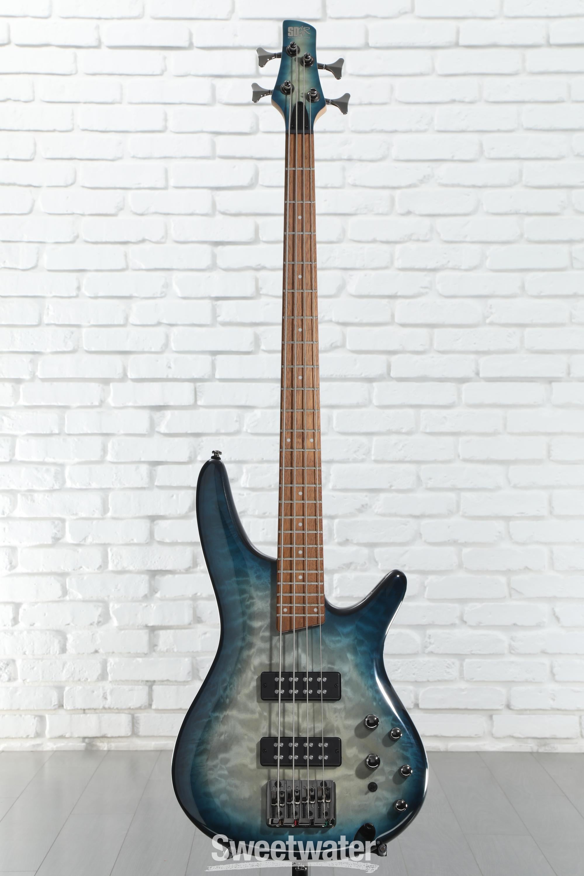 Ibanez Standard SR400EQM Bass Guitar - Dragon Eye Burst