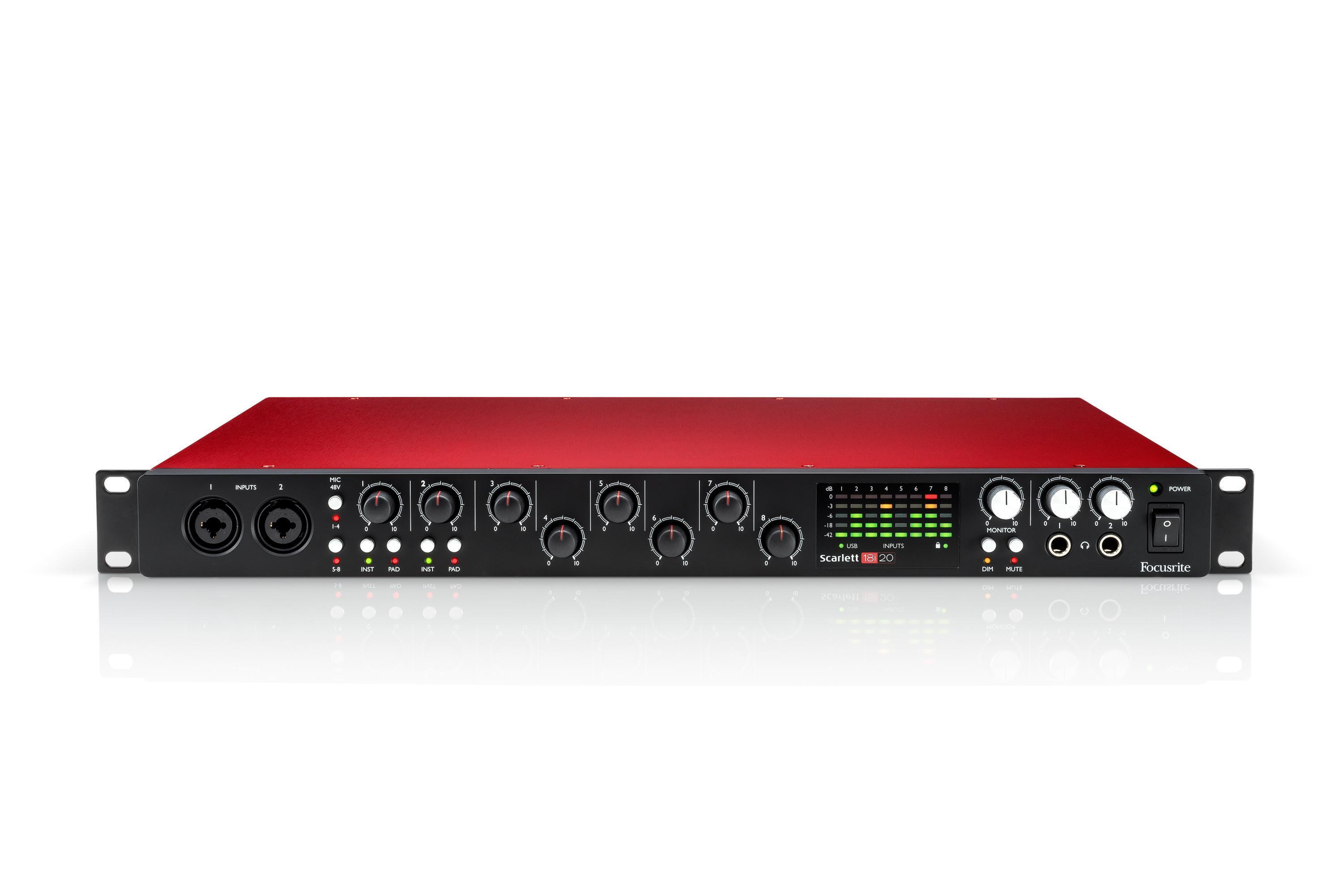 Focusrite Scarlett 18i8 G2 オーディオインターフェース-