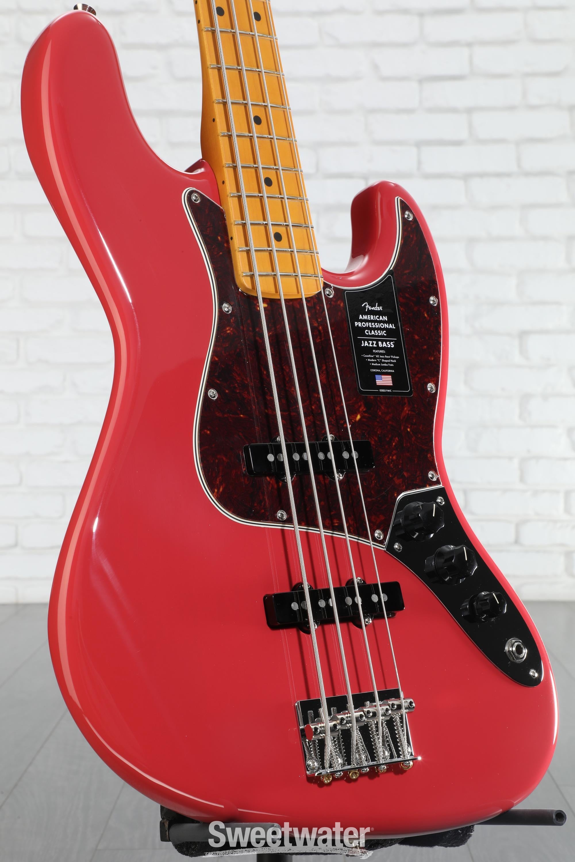 のびFenderamericanprofessionaljazz bass Fender American Professional Classic Jazz Bass - Faded Dakota Red