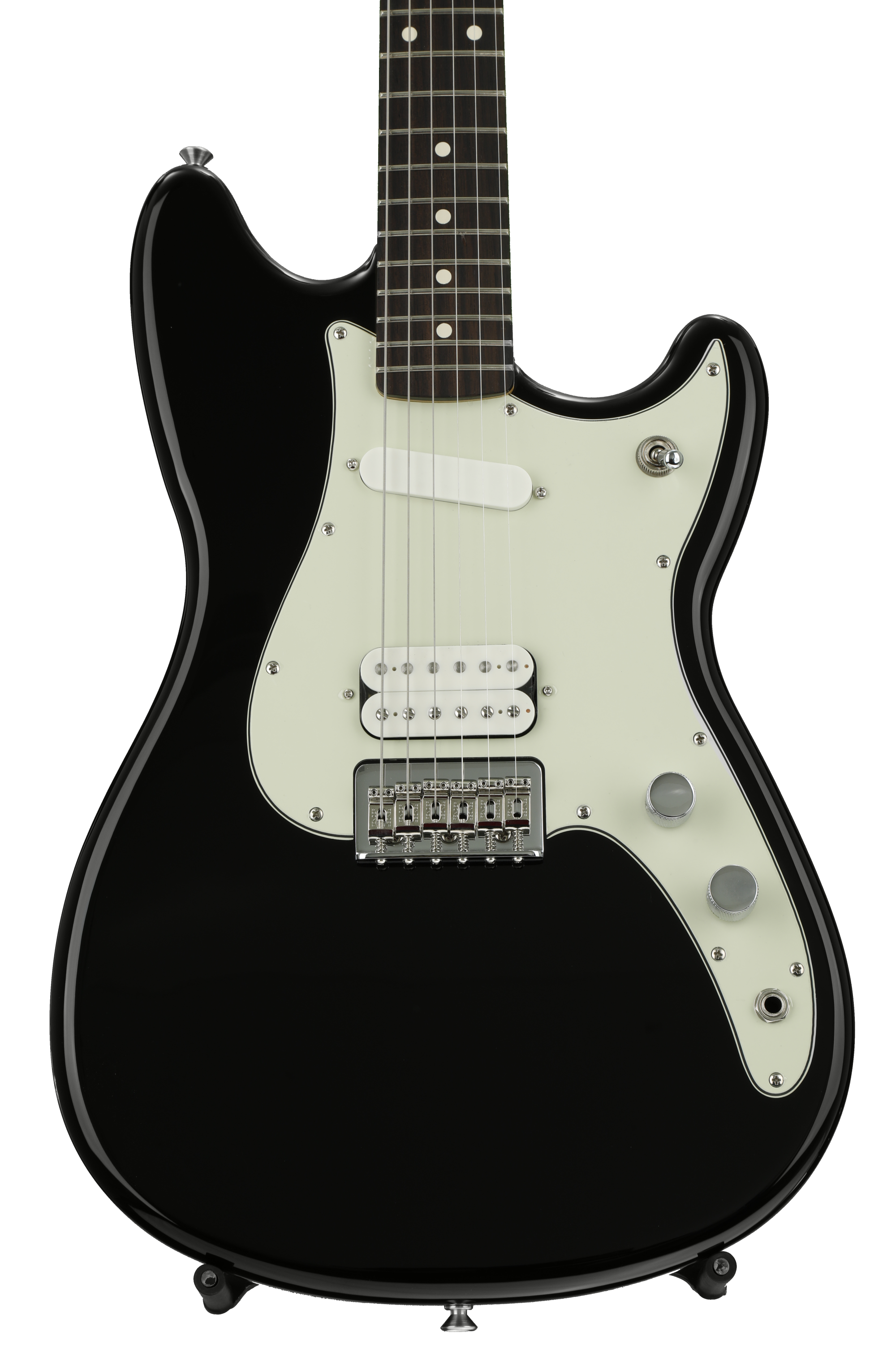 Fender Duo-Sonic HS - Black with Rosewood Fingerboard