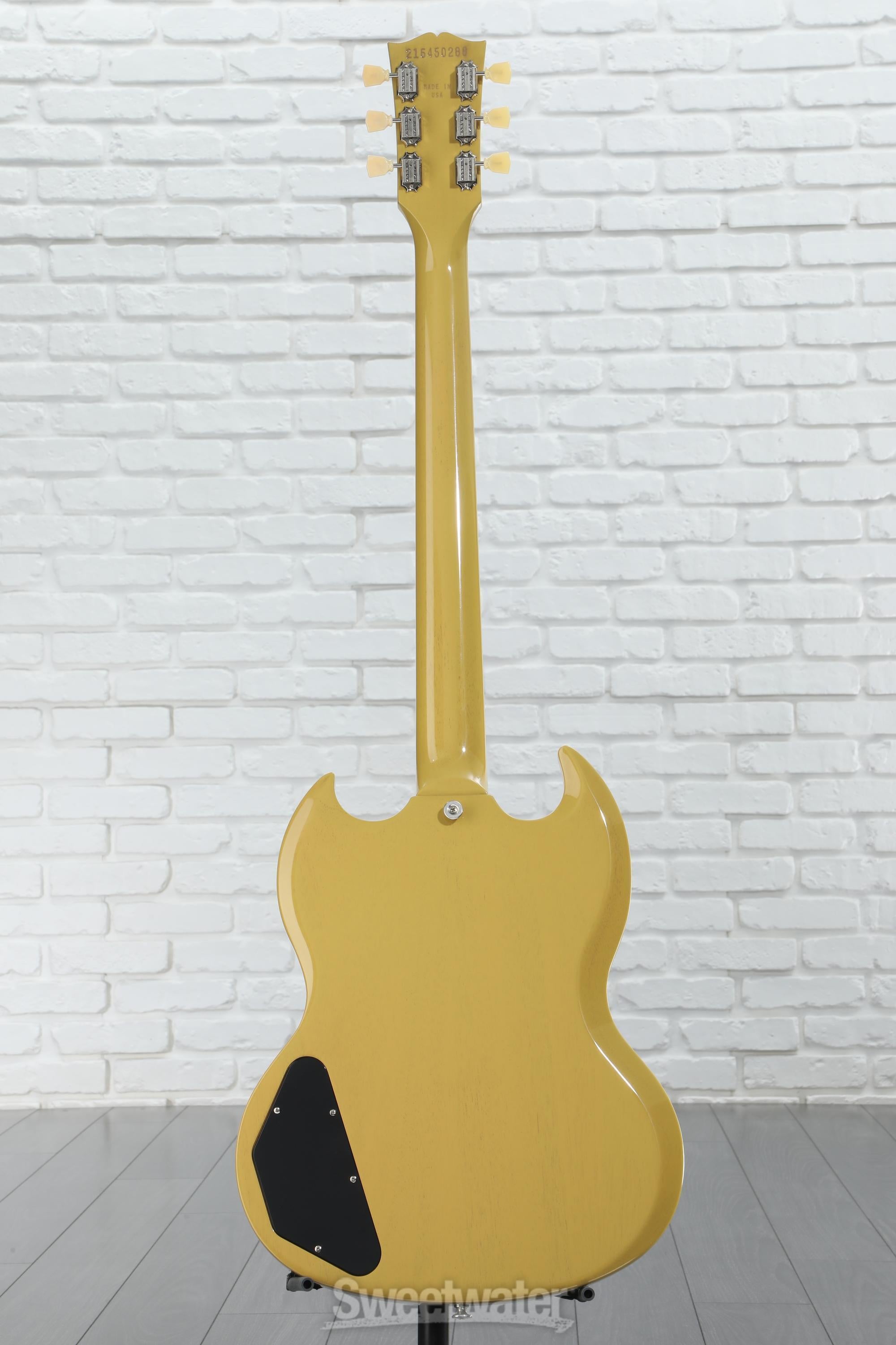 Gibson ギブソン SG Standard 61 TV Yellow Gibson SG Standard '61 Electric Guitar - TV Yellow | Sweetwater