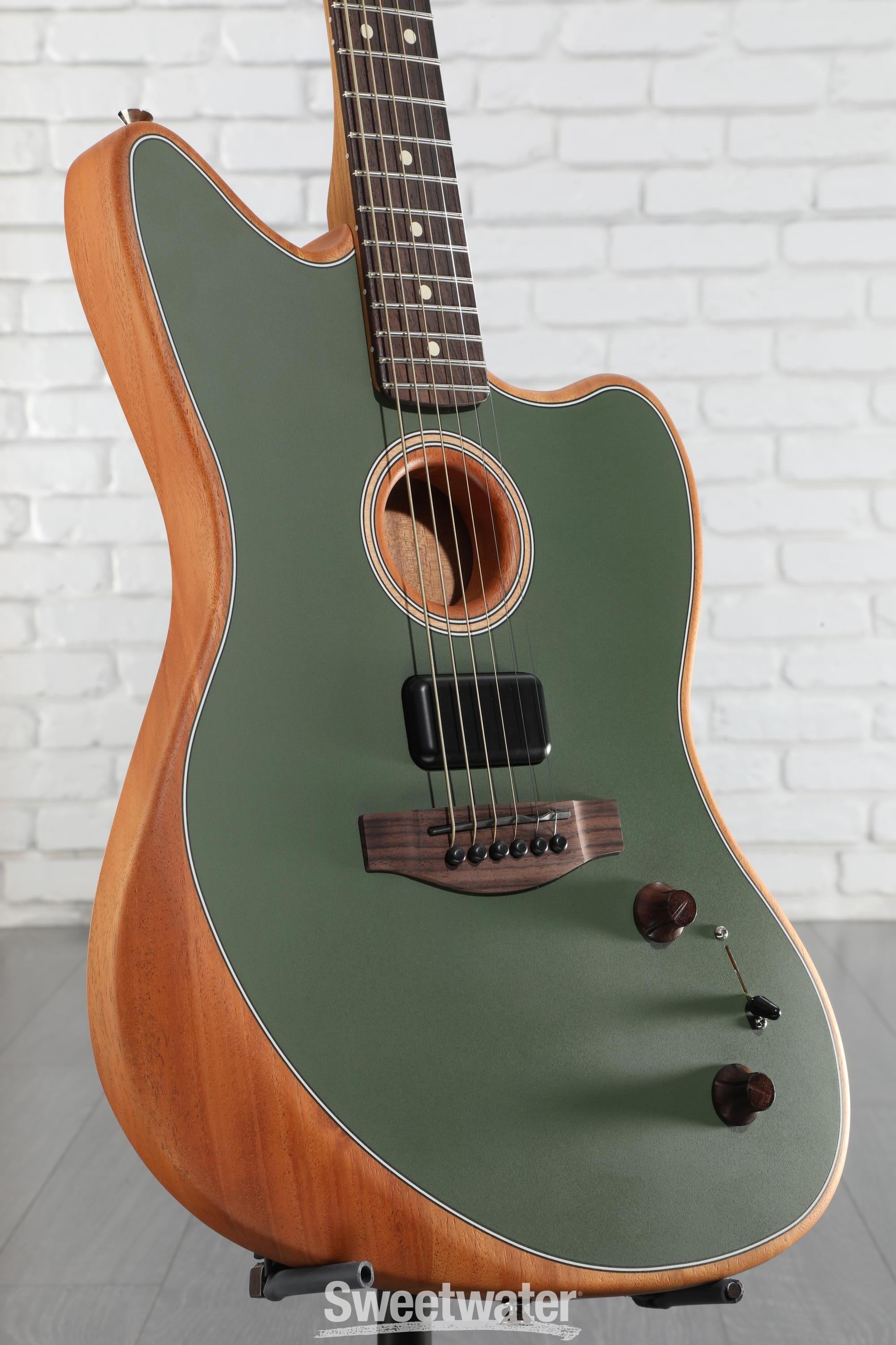 ギター Fender USA Acoustasonic Jazzmaster Amazon.com: Fender American Acoustasonic Jazzmaster Acoustic